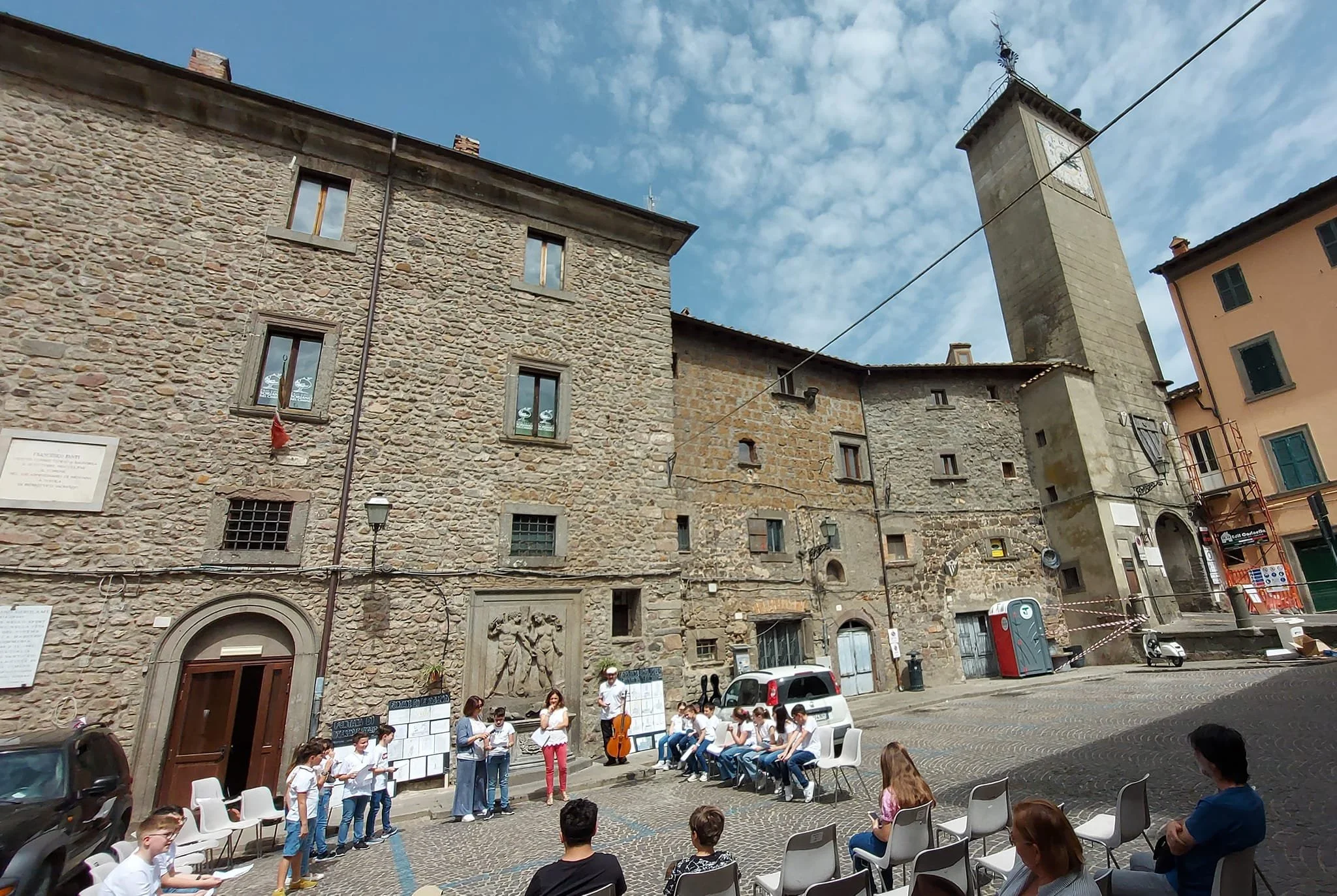 Playing in the Fountains - community service in Soriano nel Cimino