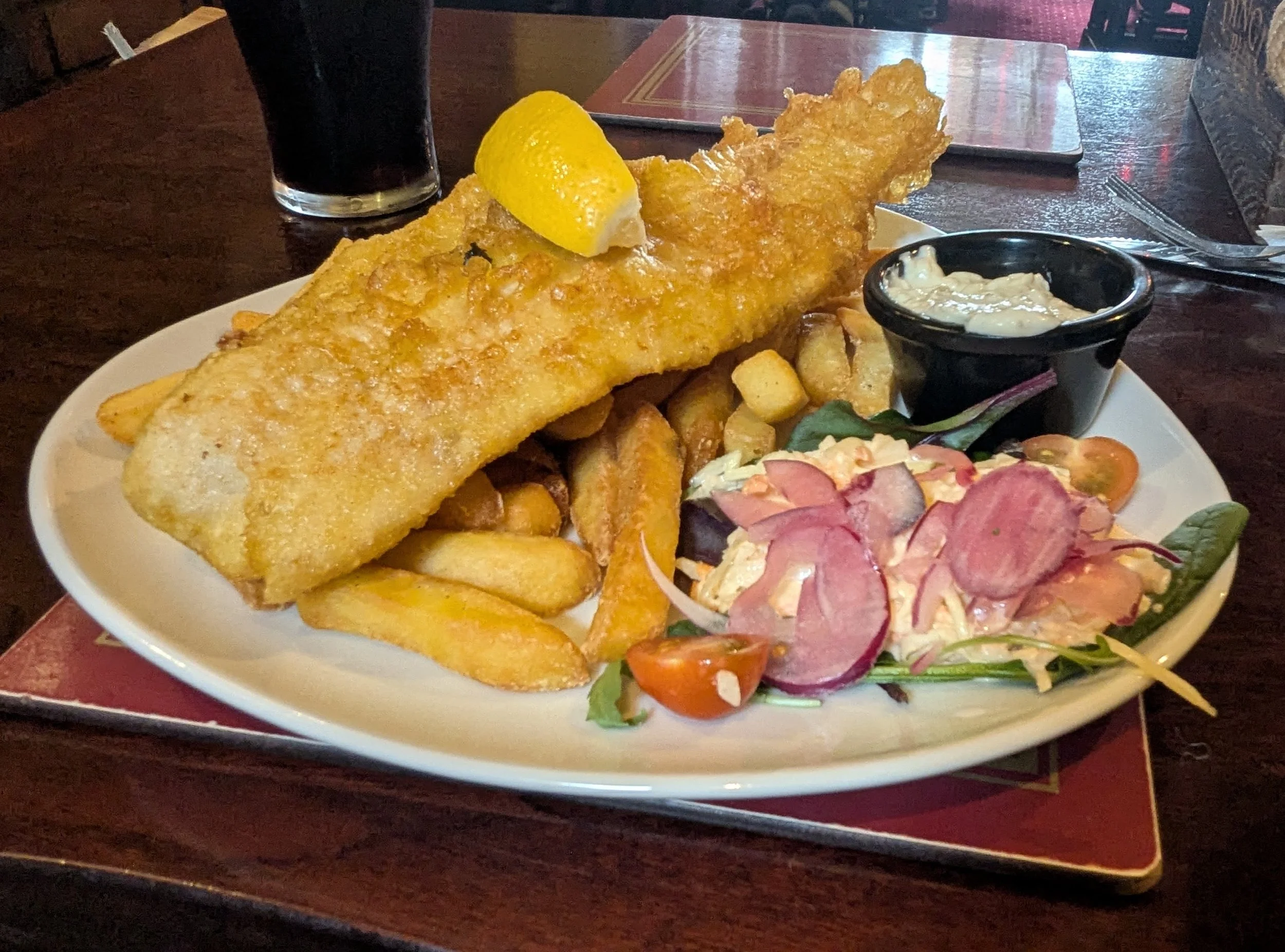 We go to Ireland for the food!