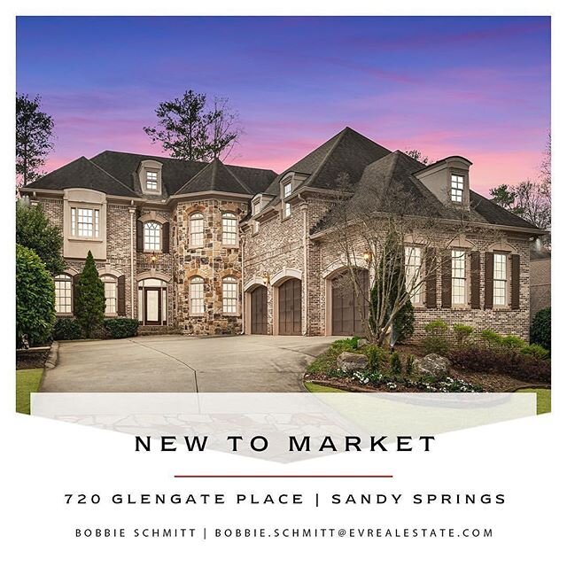 REPOST @evbuckheadatl 
New to Market | Sandy Springs 
Renovated European Styled executive home in a gated community in #sandysprings convenient to 400 and Roswell Road. 
We have all the tools to show you this home virtually, or you can arrange to vie