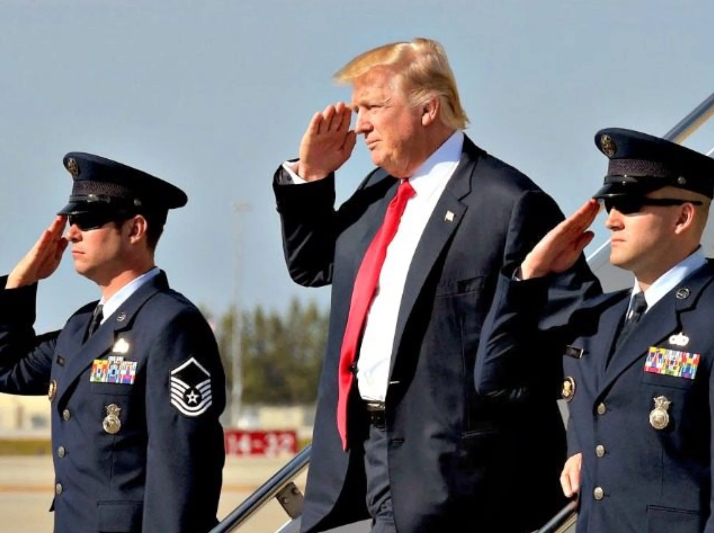 Citing Need To Focus On "Decisive & Overwhelming Victory" Trump Bans Self From Military