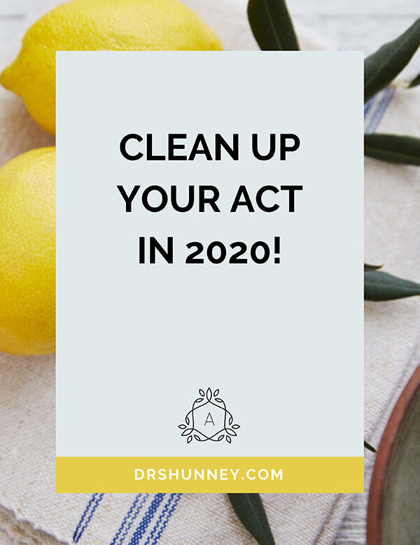 Clean Up Your Act In 2020!