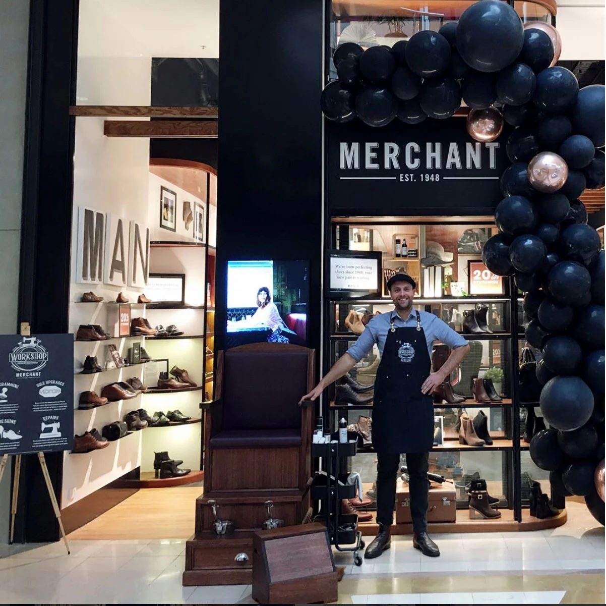 Merchant 1948 launch promotion at Chadstone Shopping Centre