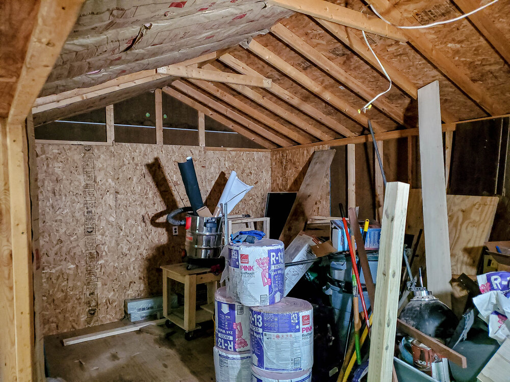 cieling insulation shed.  .jpg