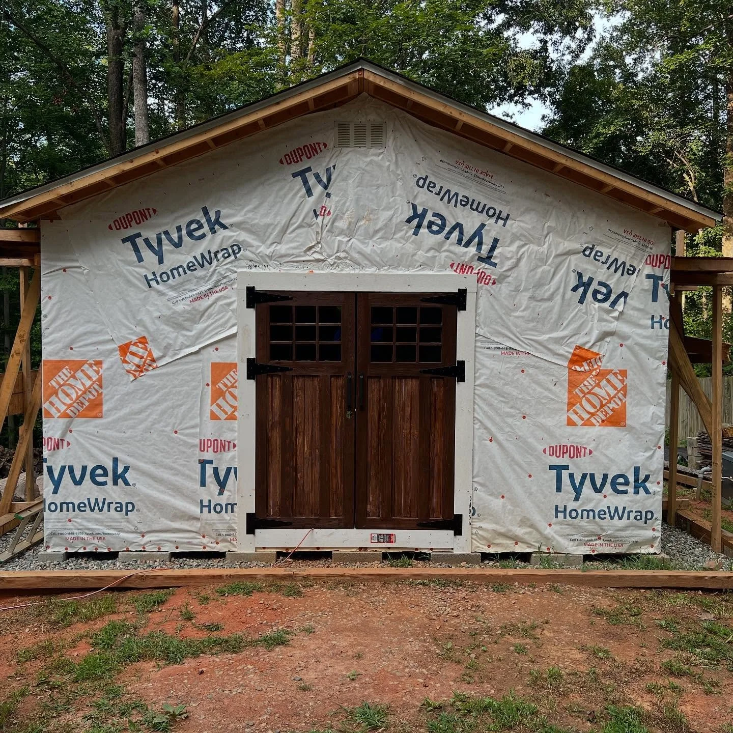 Doors installed. Won’t be long now.