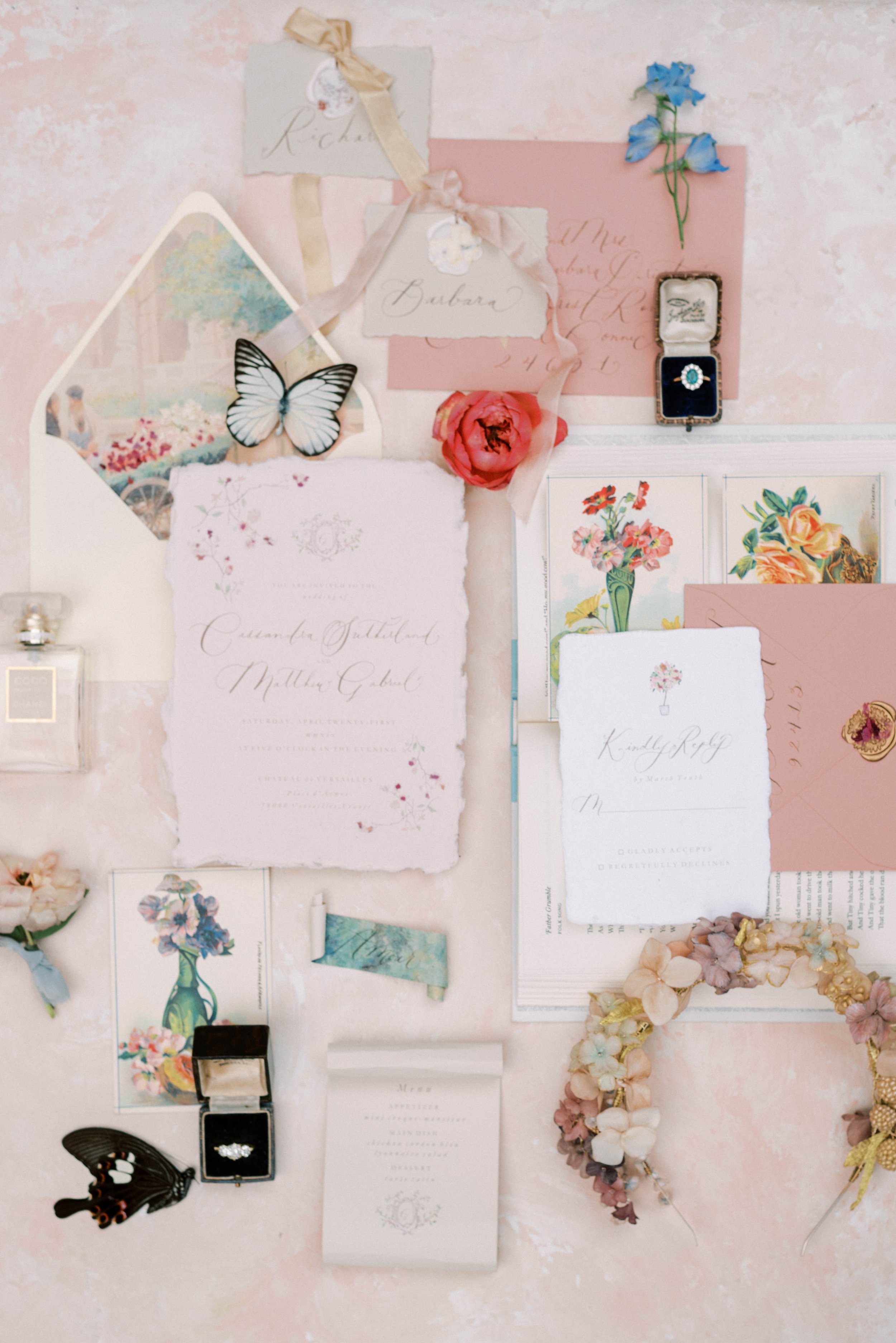 The Vintage Inkwell — Wedding Calligraphy for the romantic wedding