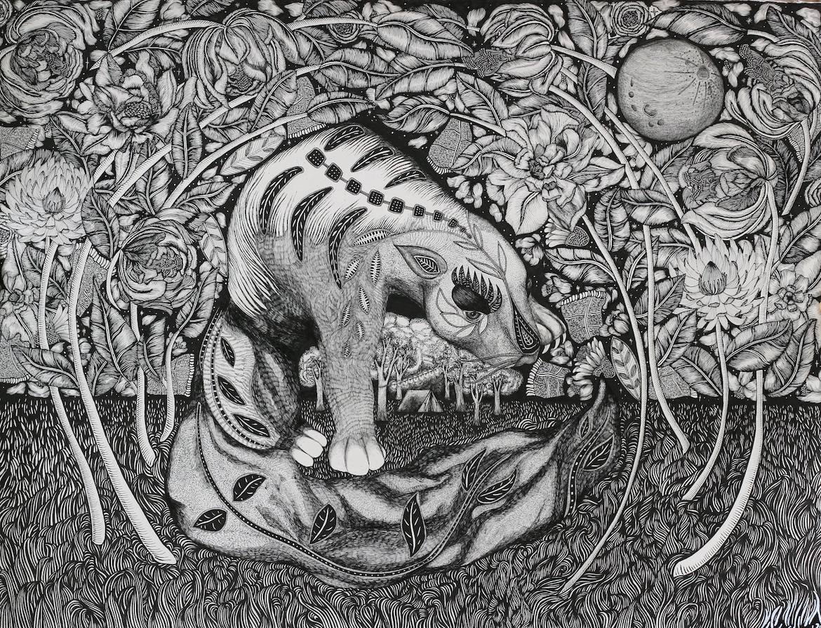 While We Sleep, 57 x75cm