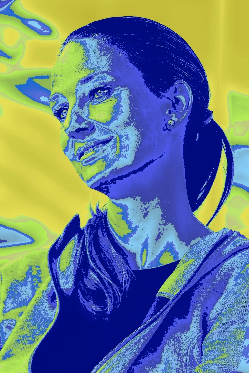 picture of me taken by Roman Bargezi, colored by me
