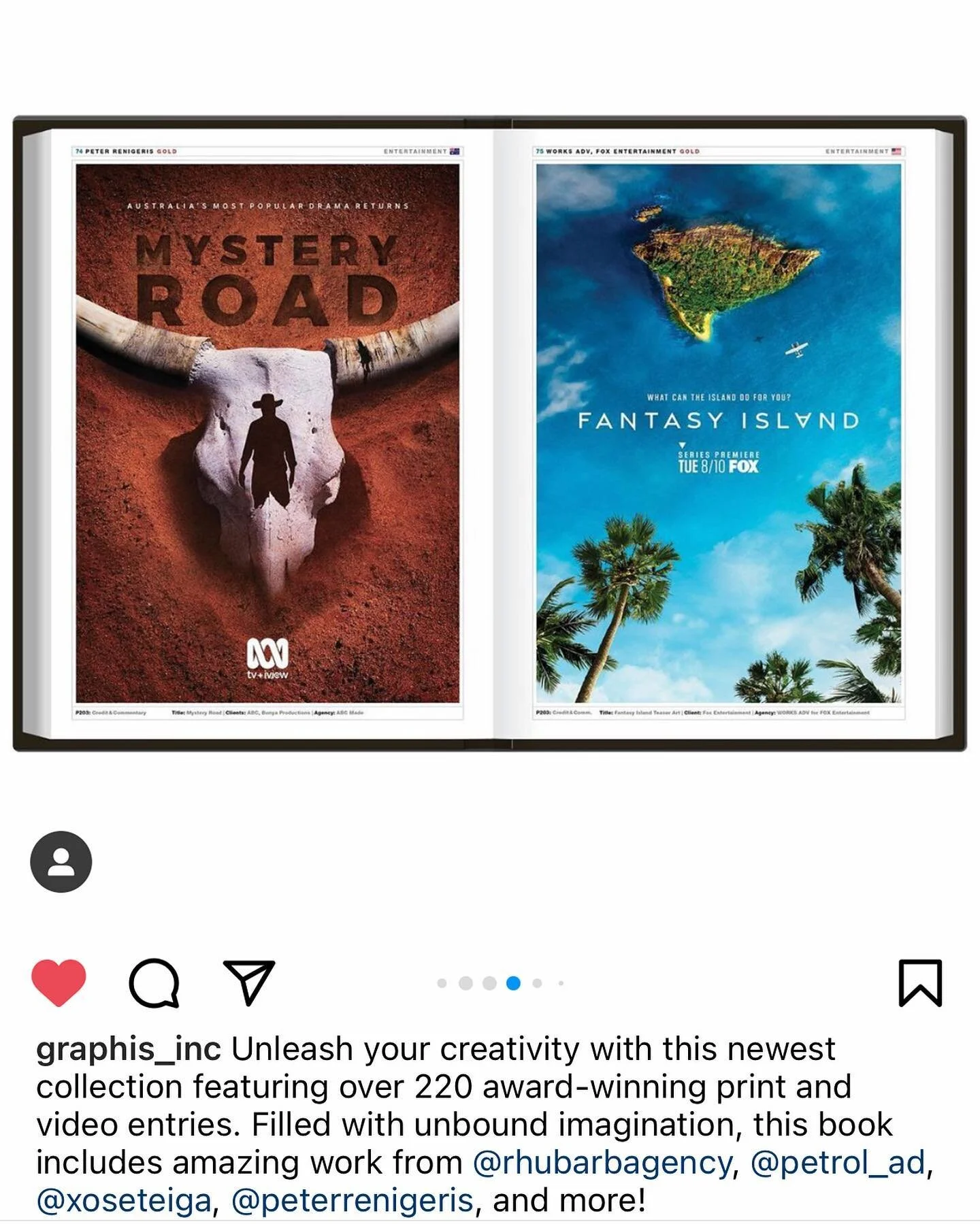 Wow thank you ❤️ @graphis_inc 

#mysteryroad @abctv @daviddareparker

Art Direction: @peterrenigeris
Agency: ABC Made
Creative Director: Diana Costantini
Photography: @daviddareparker
Retouching: Rozanna Bigeni

#abctv #abcindigenous #keyart #design 