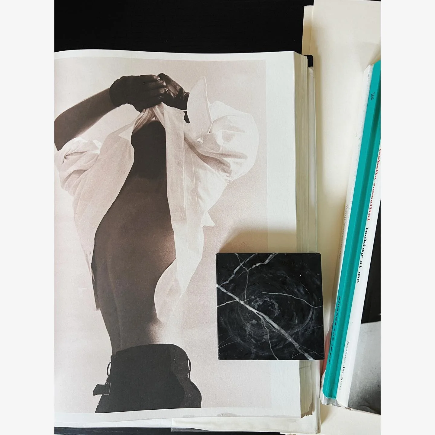 DESK PORTRAIT 
today featuring @bruce_weber 

&mdash;
#artdirection #design #photography #bruceweber #inspiration #daily #creative