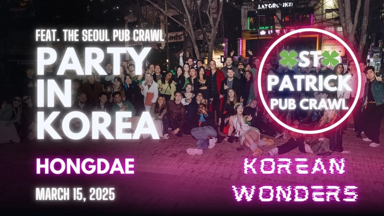 [Video] Korea Nightlife - Event Photographer POV in Hongdae with The Seoul Pub Crawl (2025-03-15)