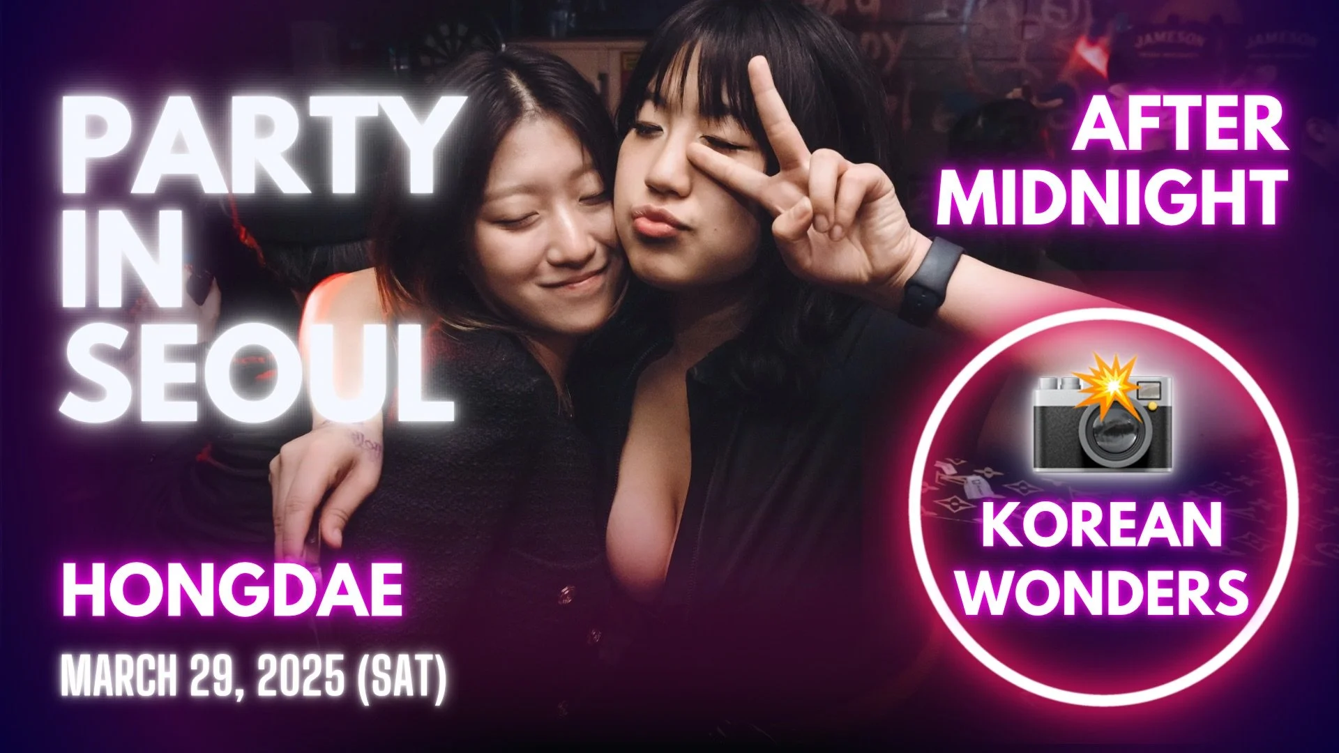 [Video] Korea Nightlife - After Midnight in Hongdae (2025-03-29)