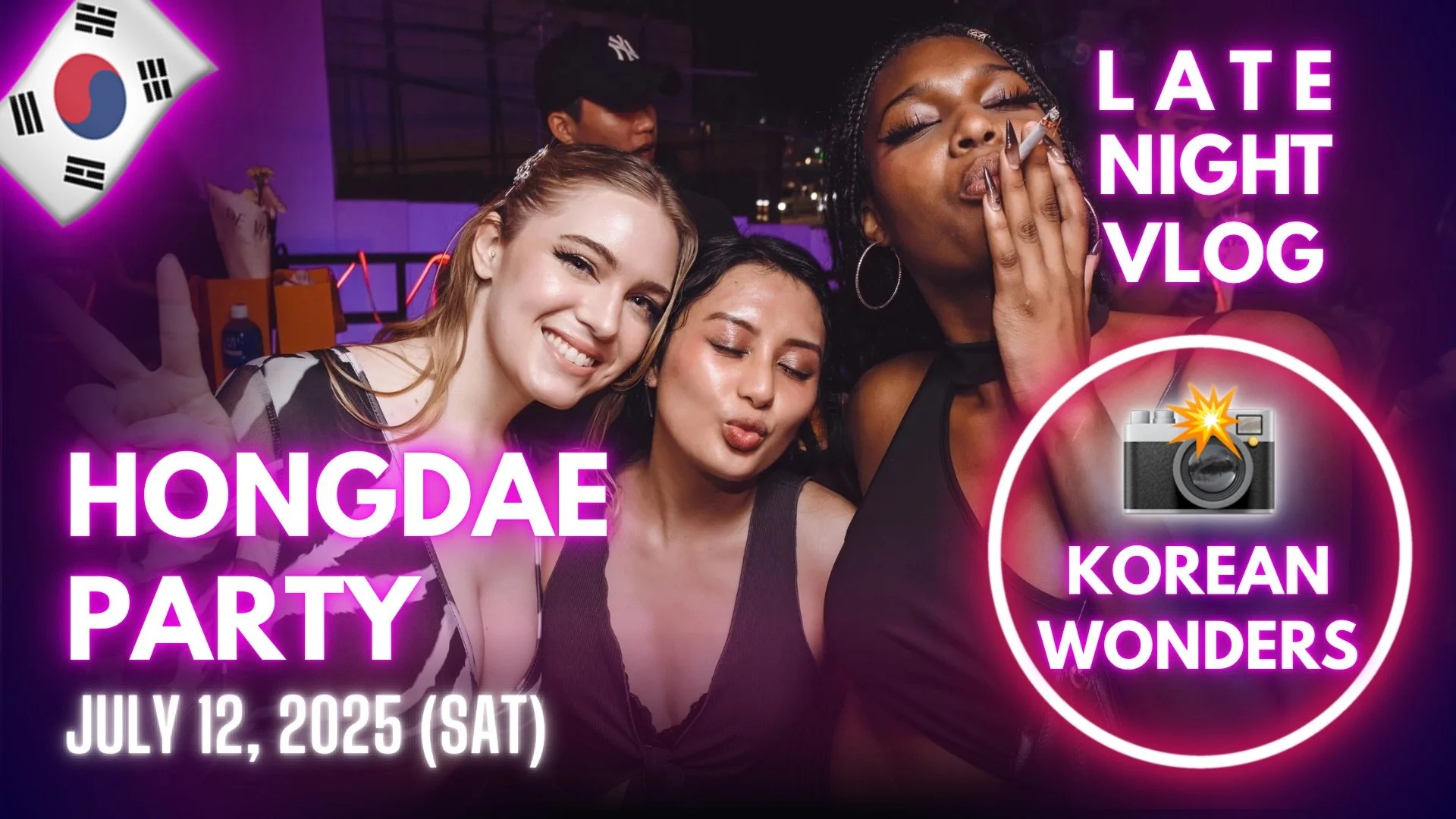 [Video] Korea Nightlife - After Midnight in Hongdae (2025-07-12)