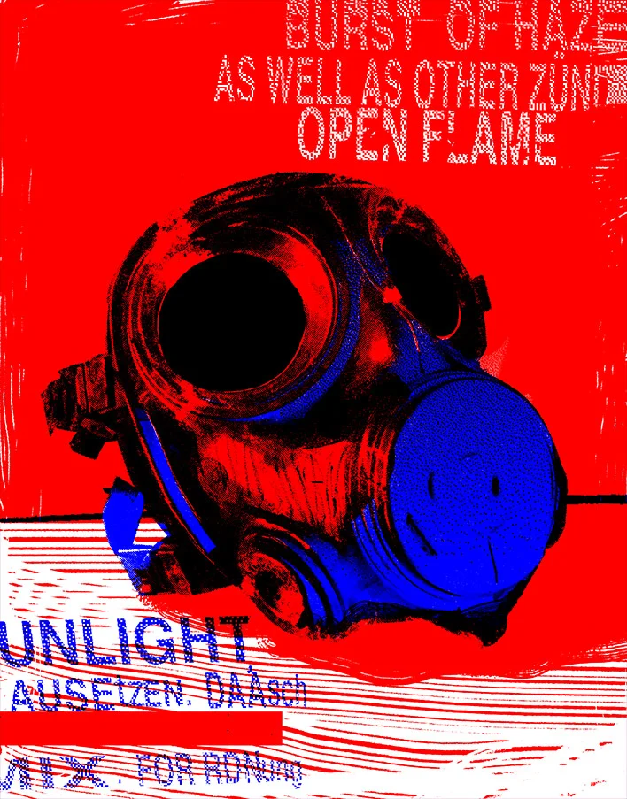 "Vanitas – Gregor, 3 a.m." 2019, 2-colour screen print