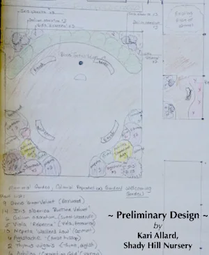 A sketch from the early COurtyard design process.