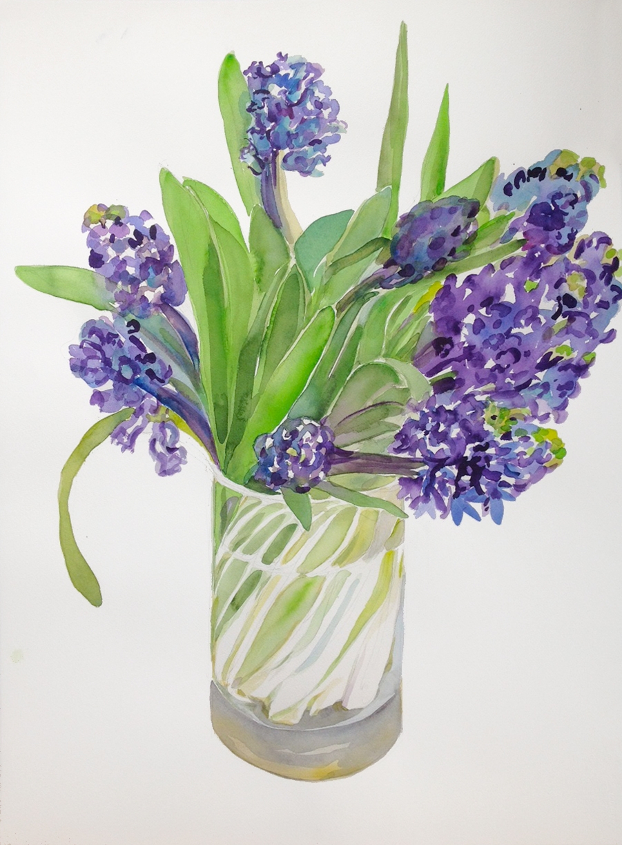 “Hyacinths Bouquet I”  