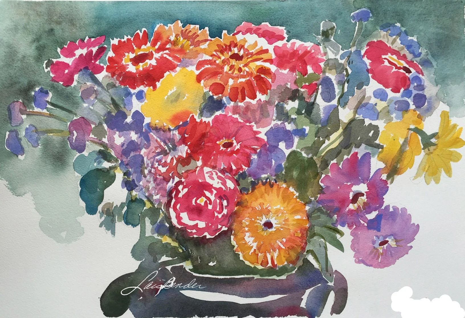 "Mums, Dalhias & Gerbers Bouquet"