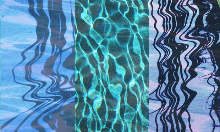 "Blue Pools of Reflections"