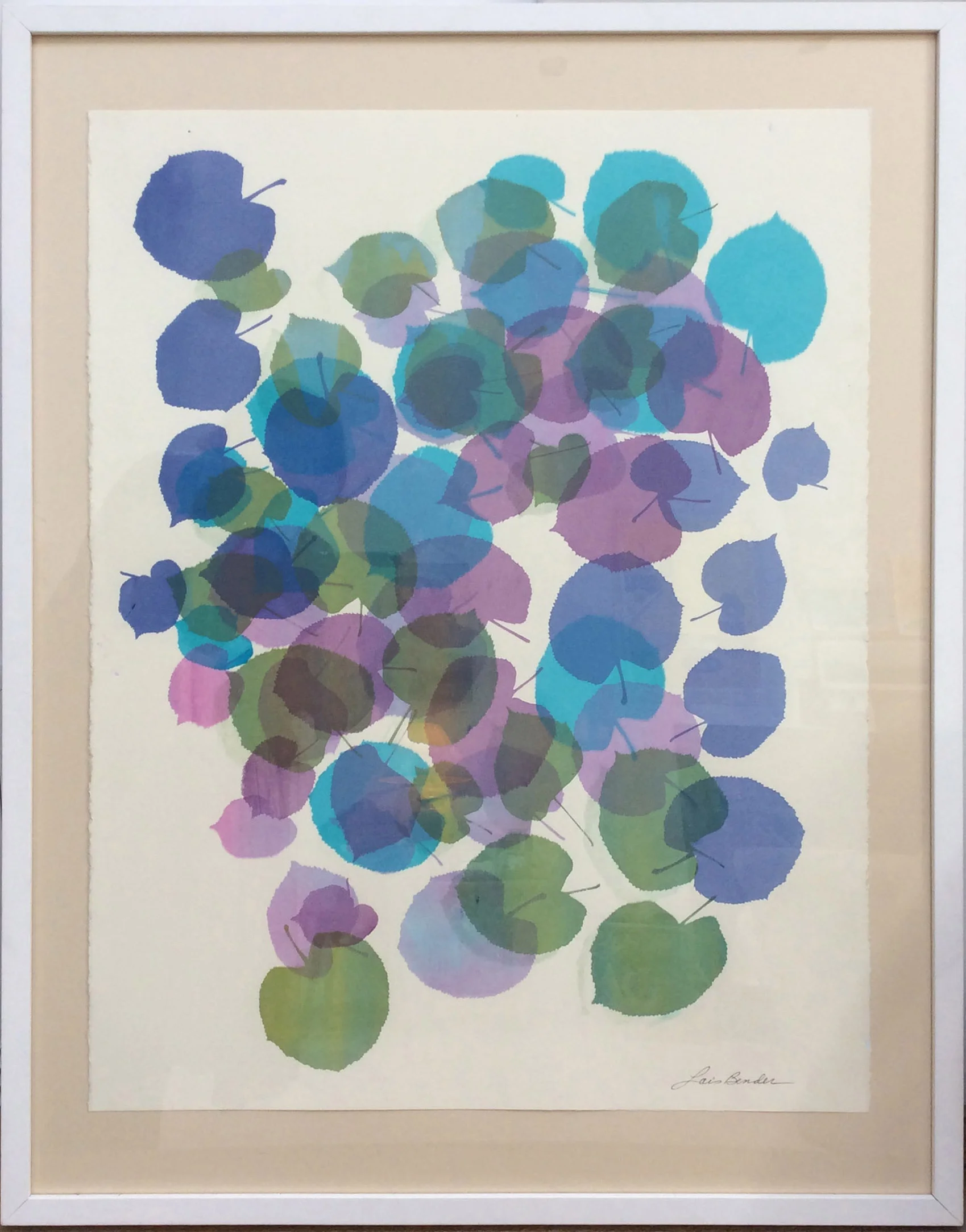 "Summer Leaves" Silkscreen Print