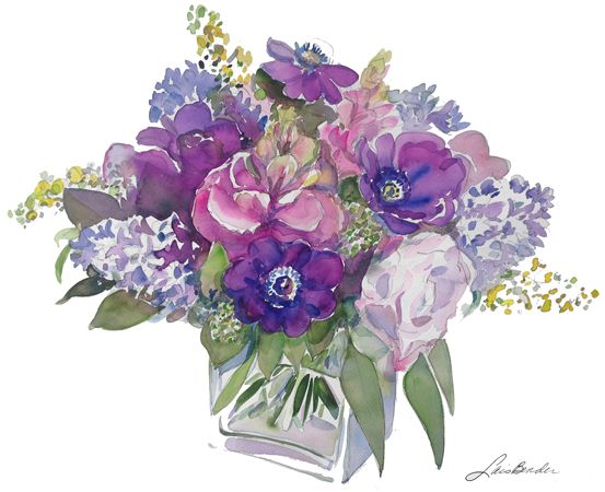 FLORA BLOOM WATERCOLORS — A SPRING BOUQUET