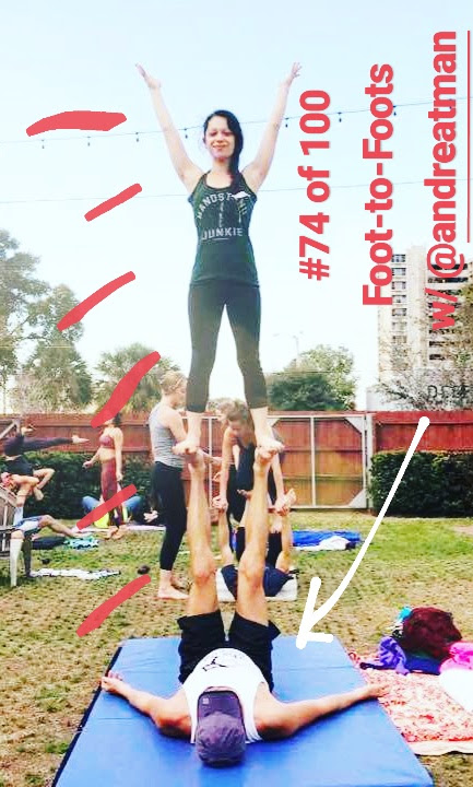 Acro St Pete Foot to Foot Acroyoga Acrobatics Circus