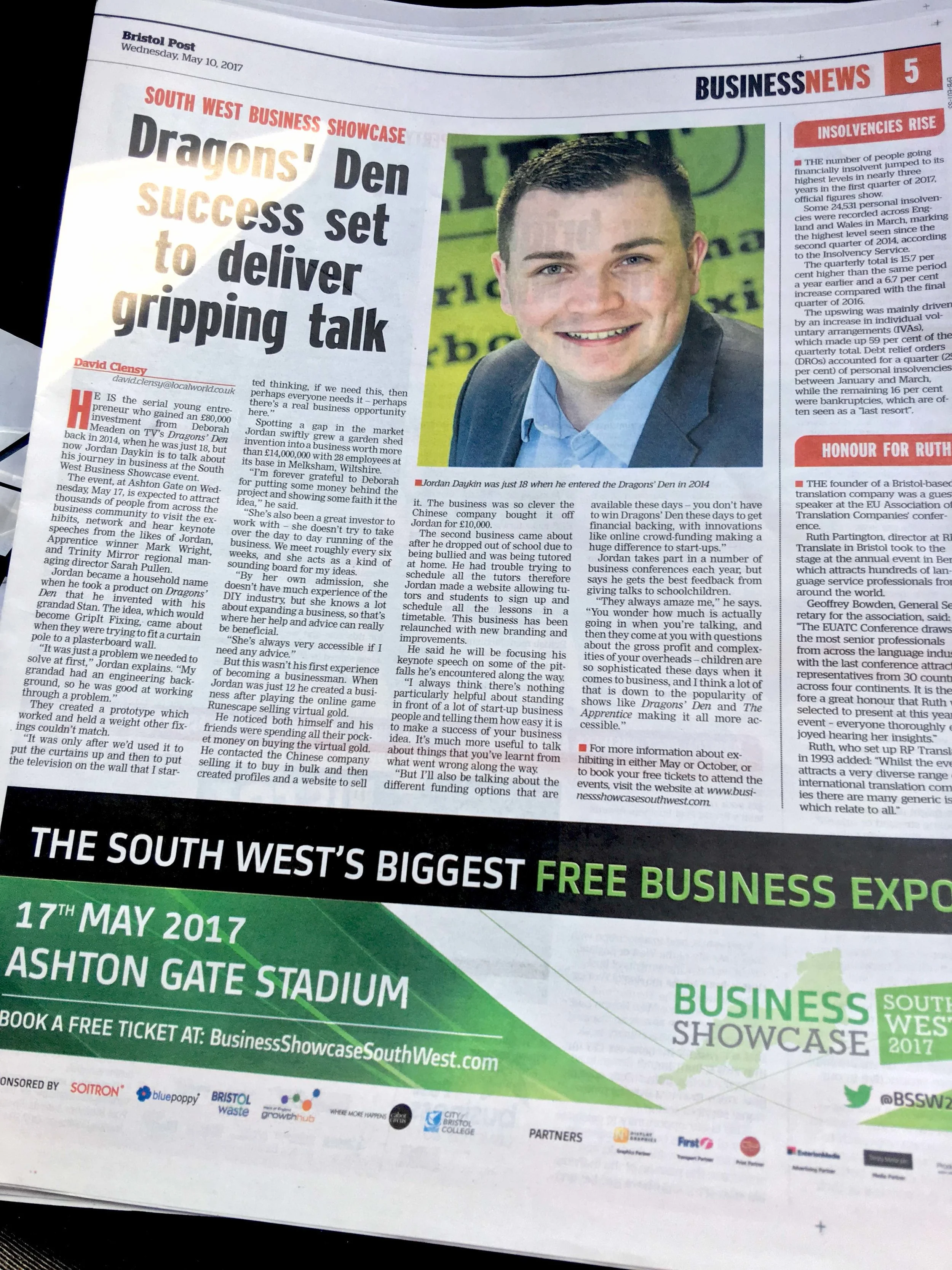 Newspaper coverage for May 2017's BSSW.jpg