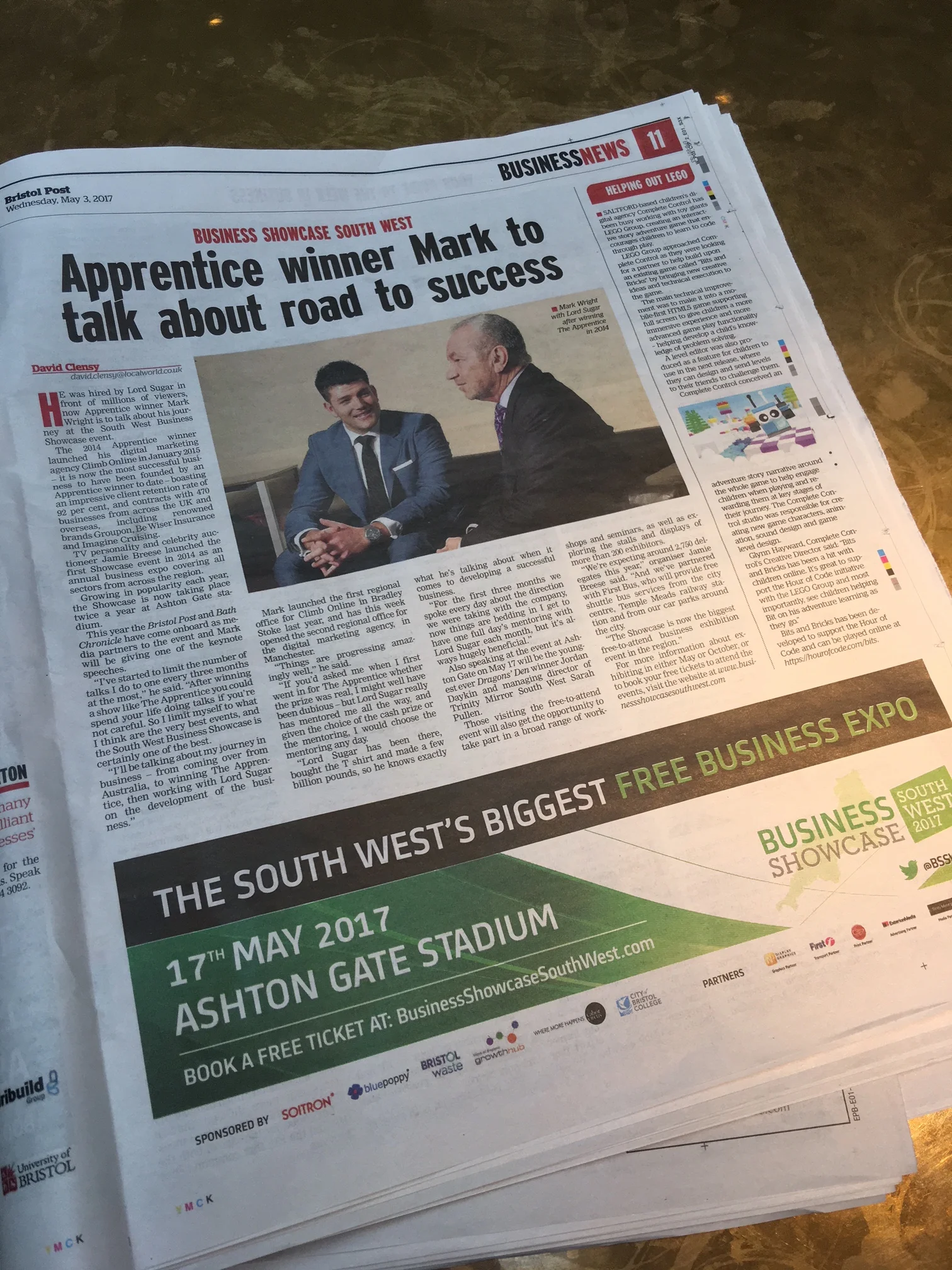 Newspaper cover for May 2017' BSSW 2.JPG