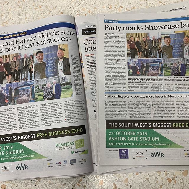 Great newspaper coverage again about our 10th BSSW on 23rd of Oct st @ashtongatestadium