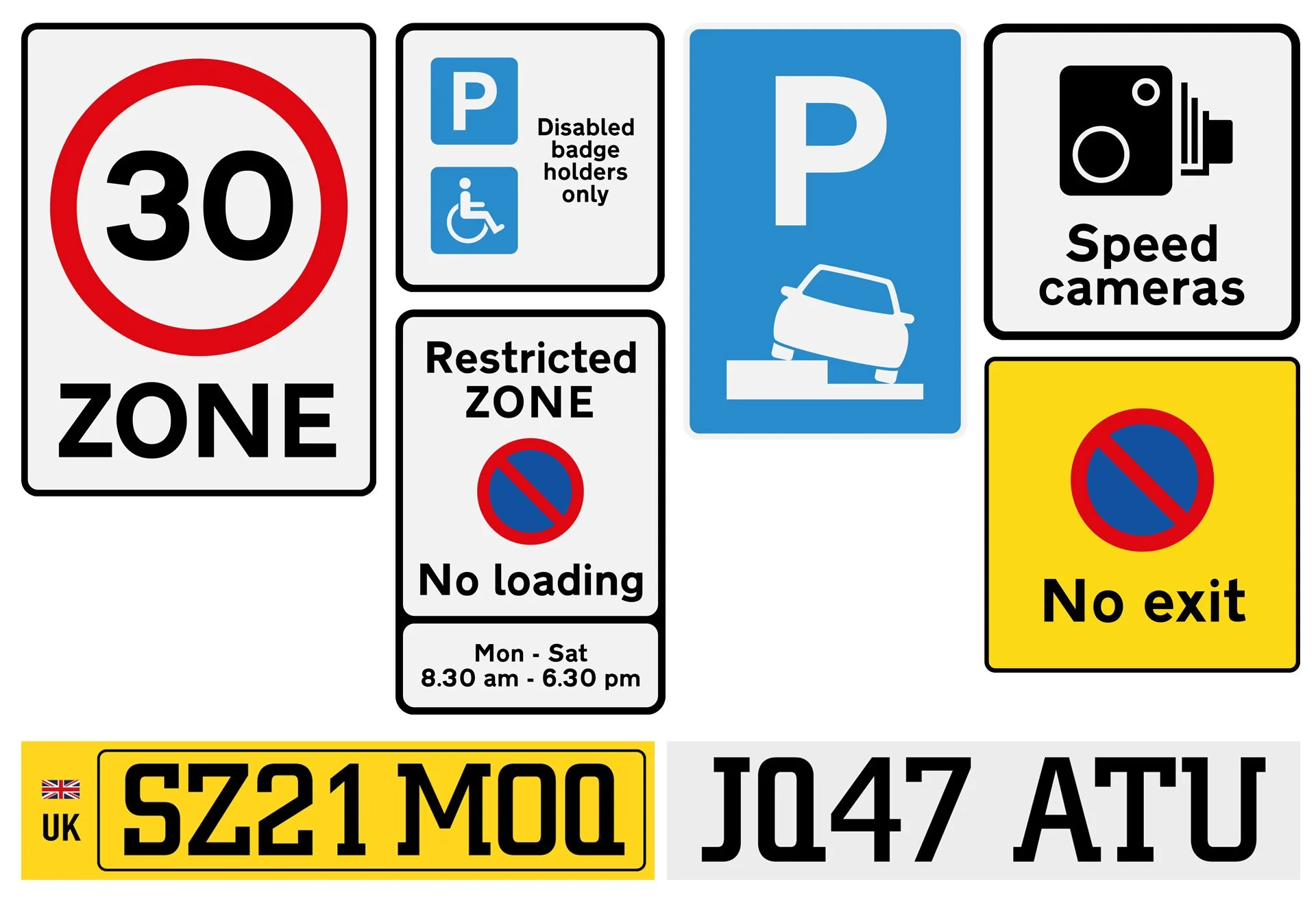 EXT London Street Sign Covers GFX (Printed on 0.40 Styrene) Graphic Design and Illustration