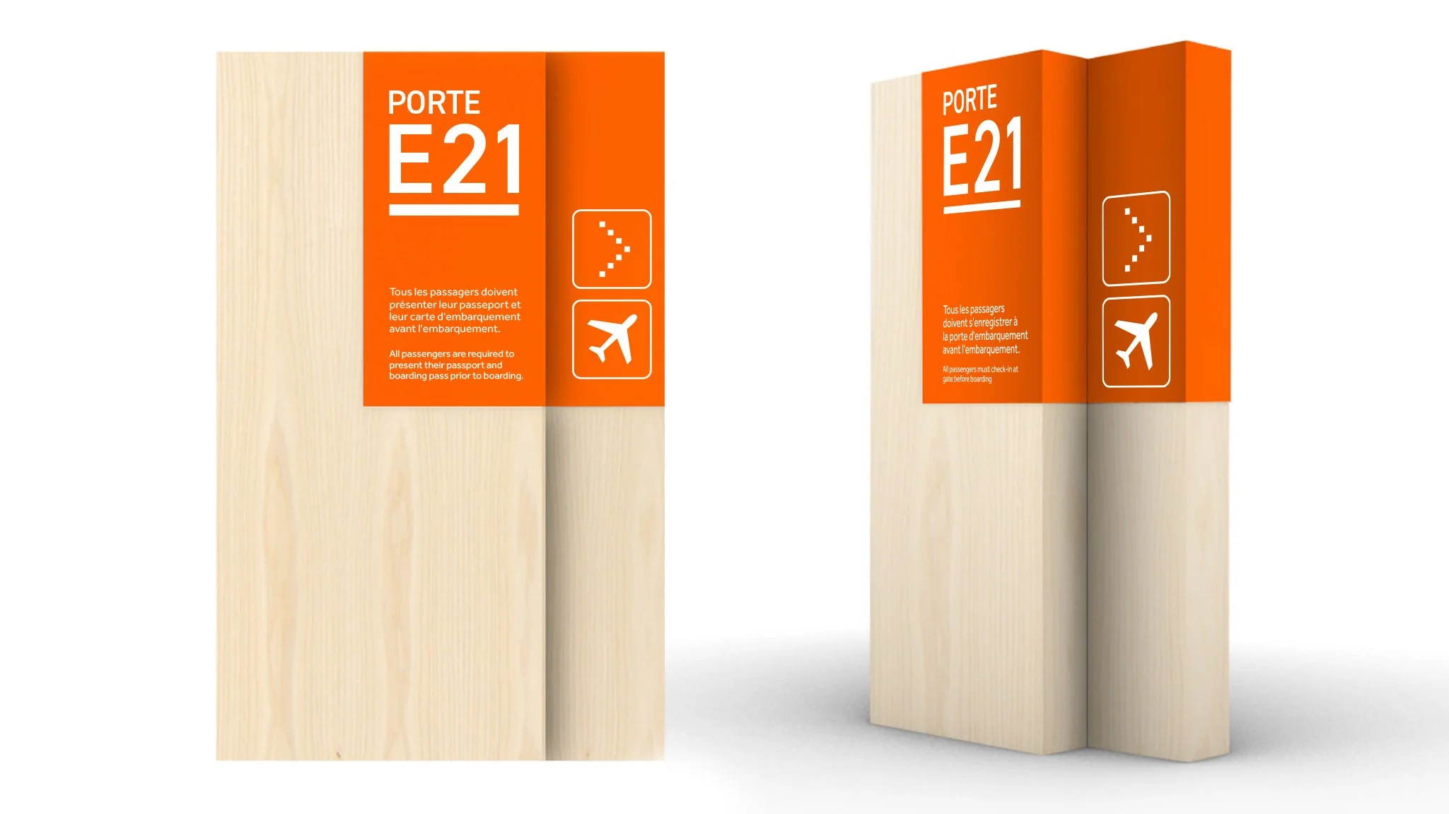  Montreal Airport Gate Wall (Ink on Vinyl Mounted on V-Grooved Alupanel) Graphic Design &amp; Copywriting 