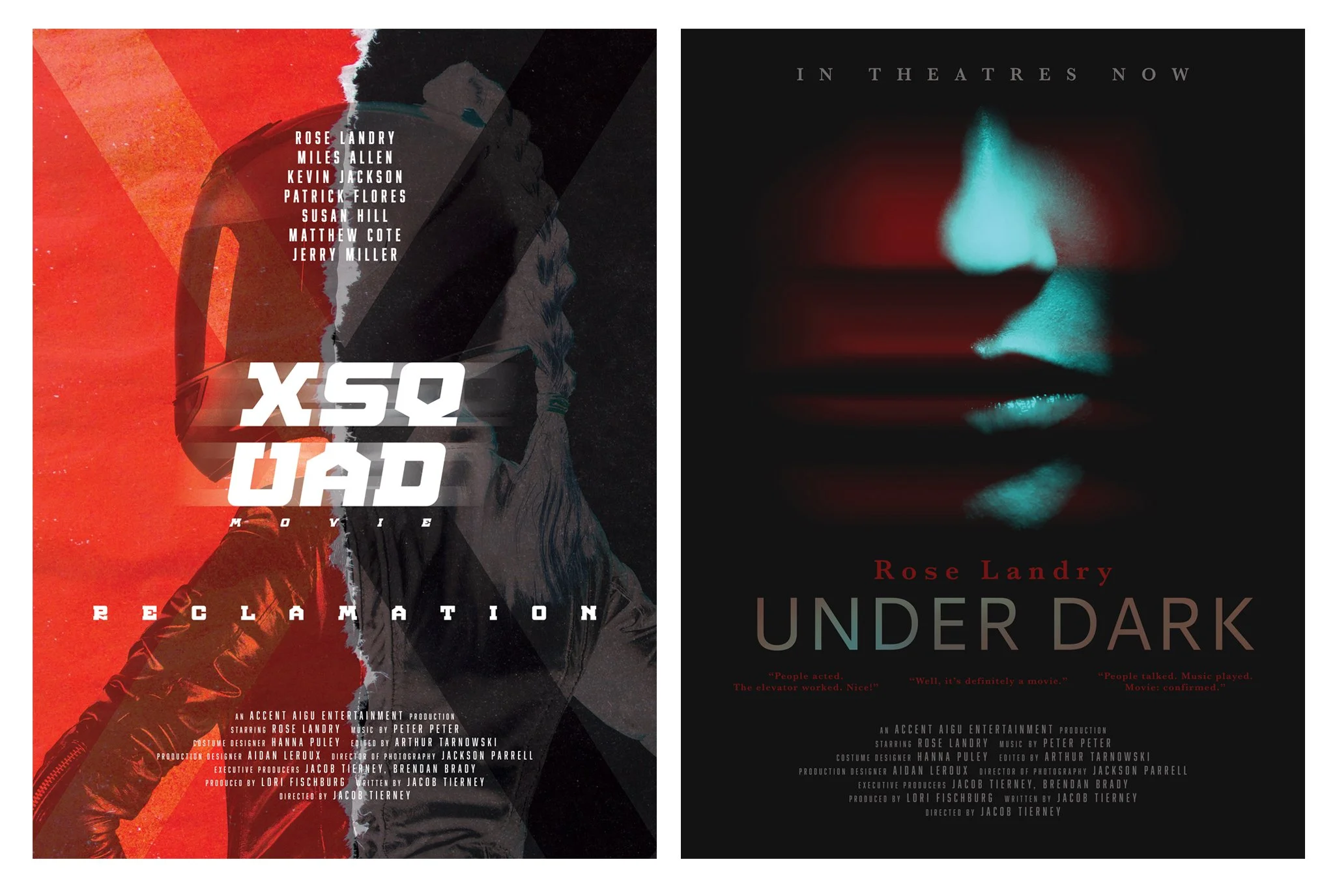  Fictional Film Posters for Alleyway (Printed on Poster Paper) Graphic Design, Illustration &amp; Copywriting 