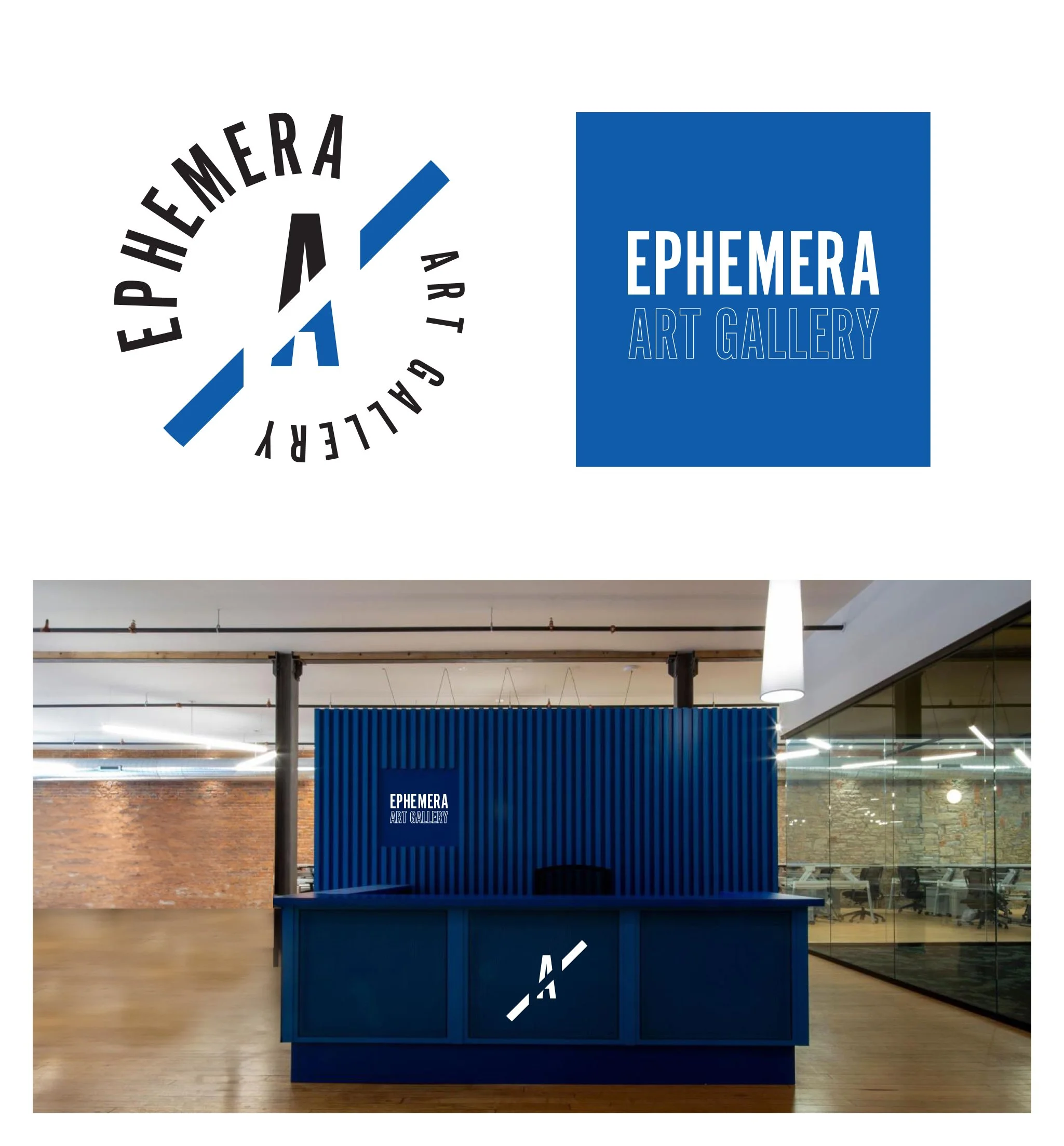  Art Gallery Branding (Printed on Vinyl) Graphic Design &amp; Copywriting 