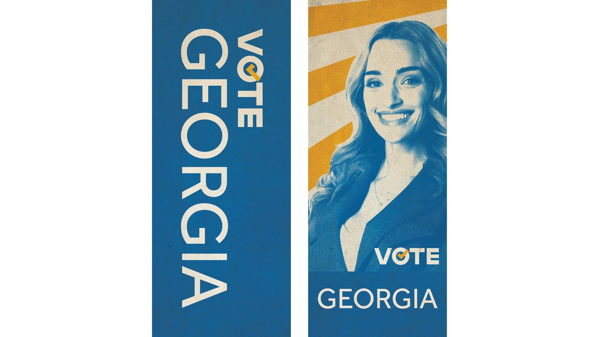  Election Banners (Printed on Vinyl Banner Material)  Graphic Design &amp; Copywriting 