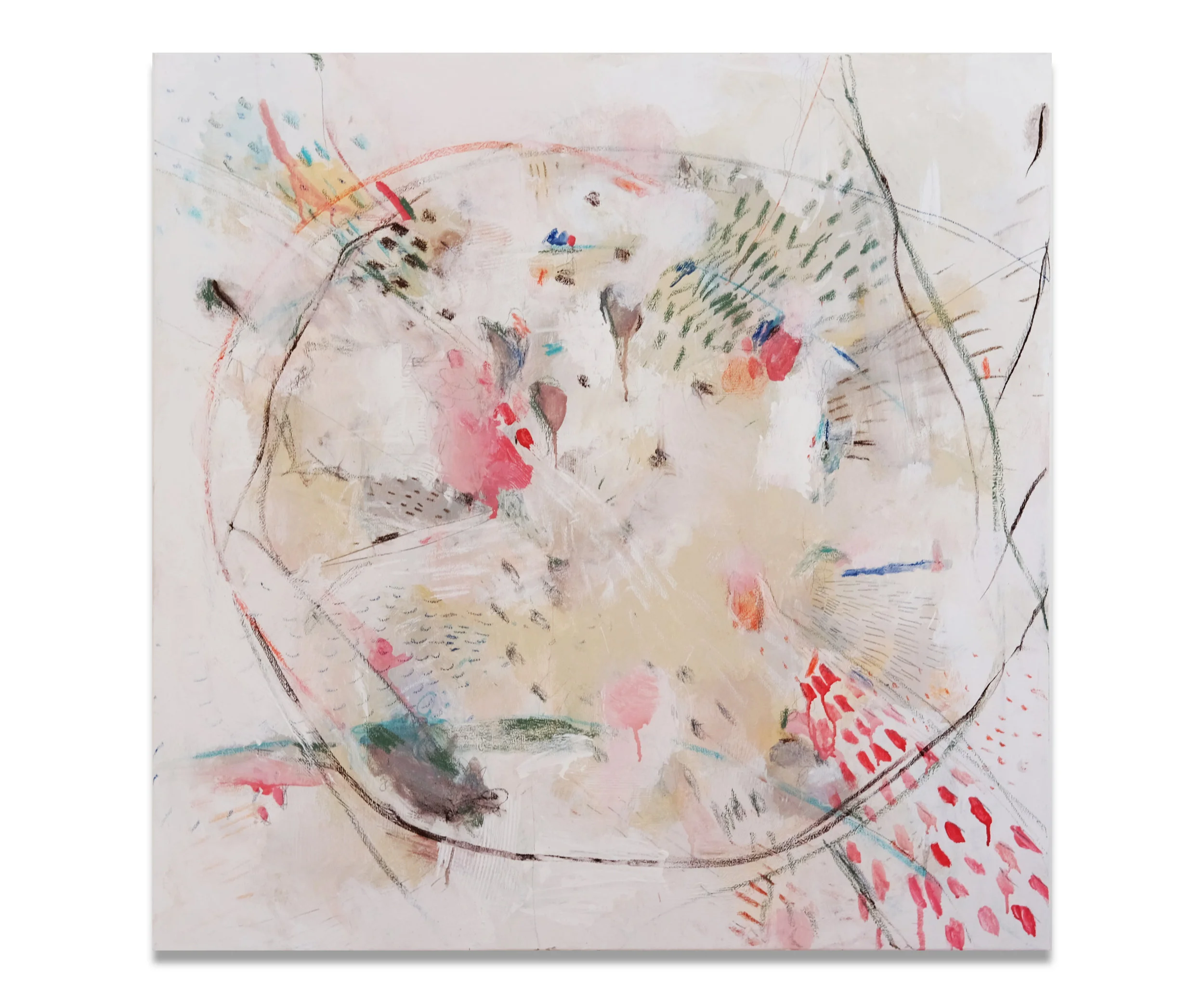 "Iza" (30x30"), 2017.