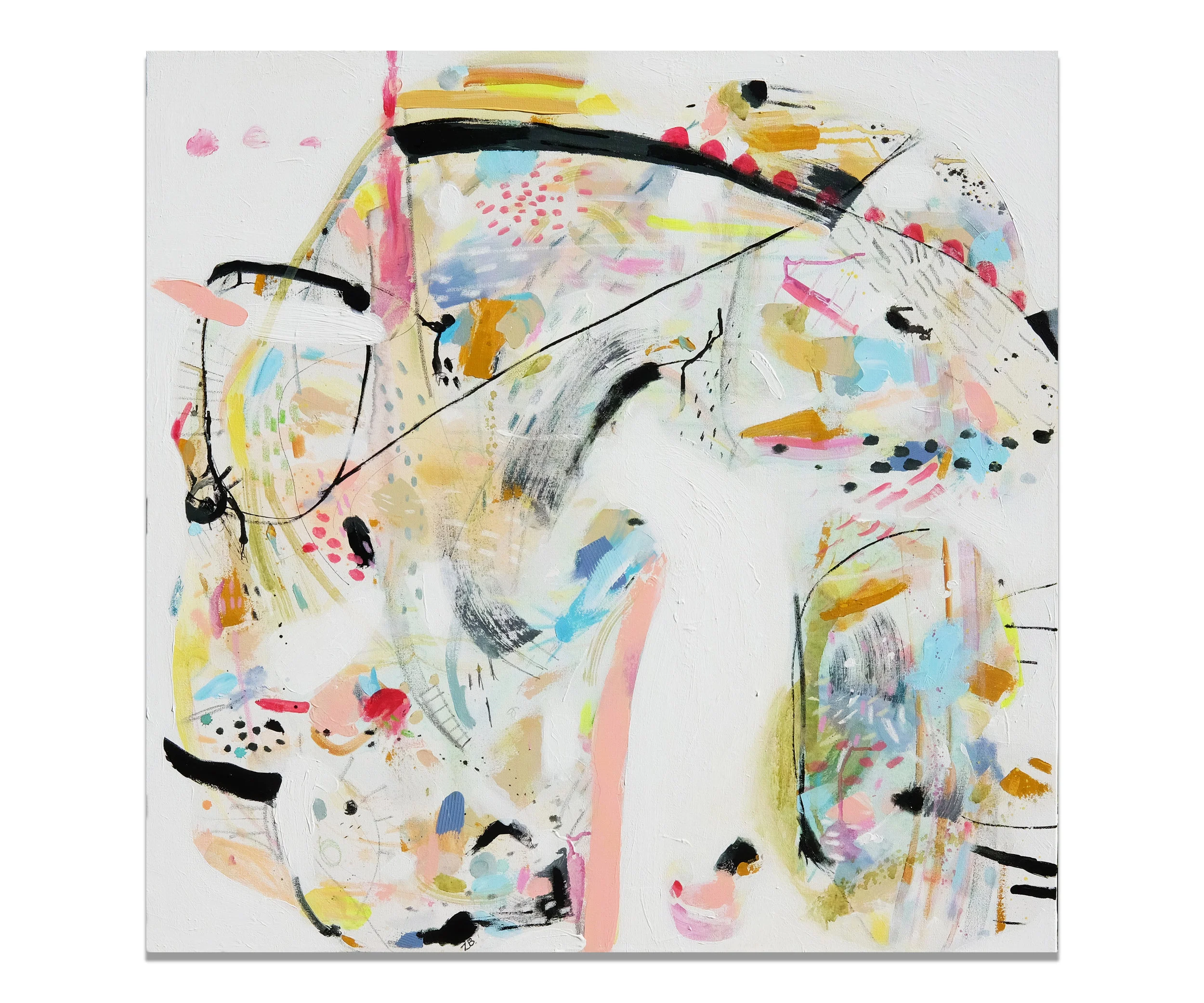 "Kraken" (36x36"), 2017.