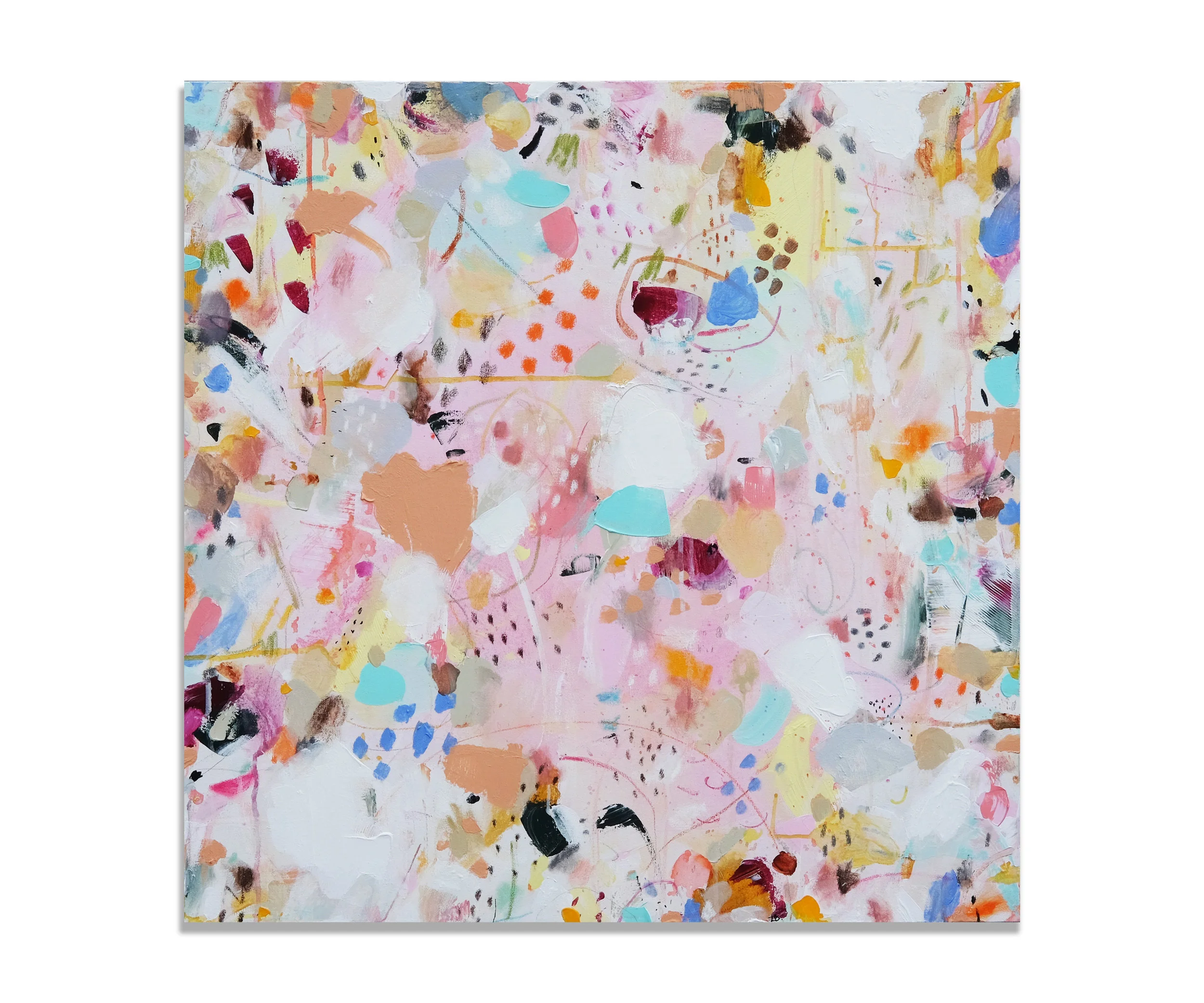 "Lov" (30x30"), 2018.