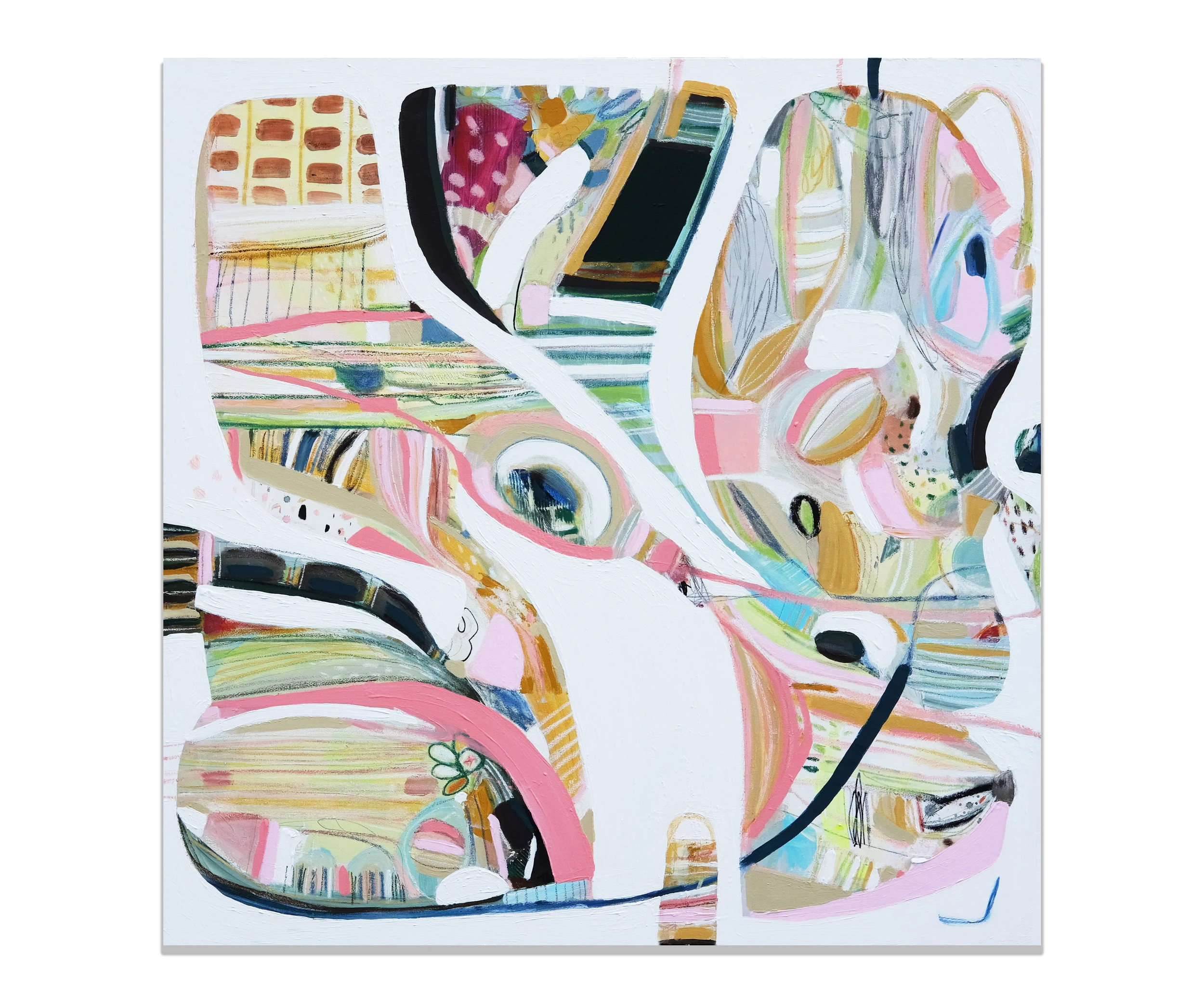 "Le Carrosse" (40x40"), 2018.