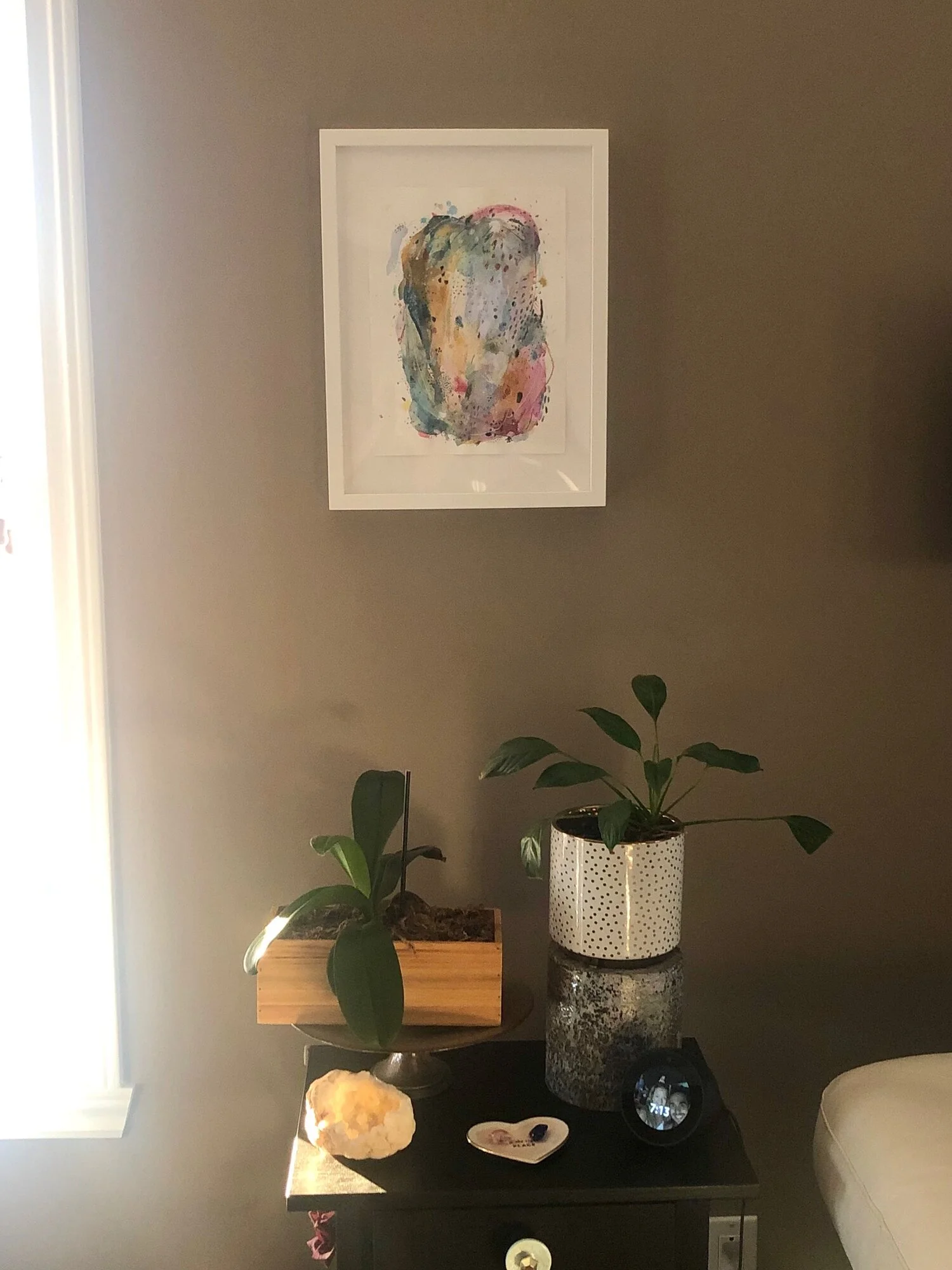 Photo par Émilie Blanchette "Plumage" (9x12"), 2019.