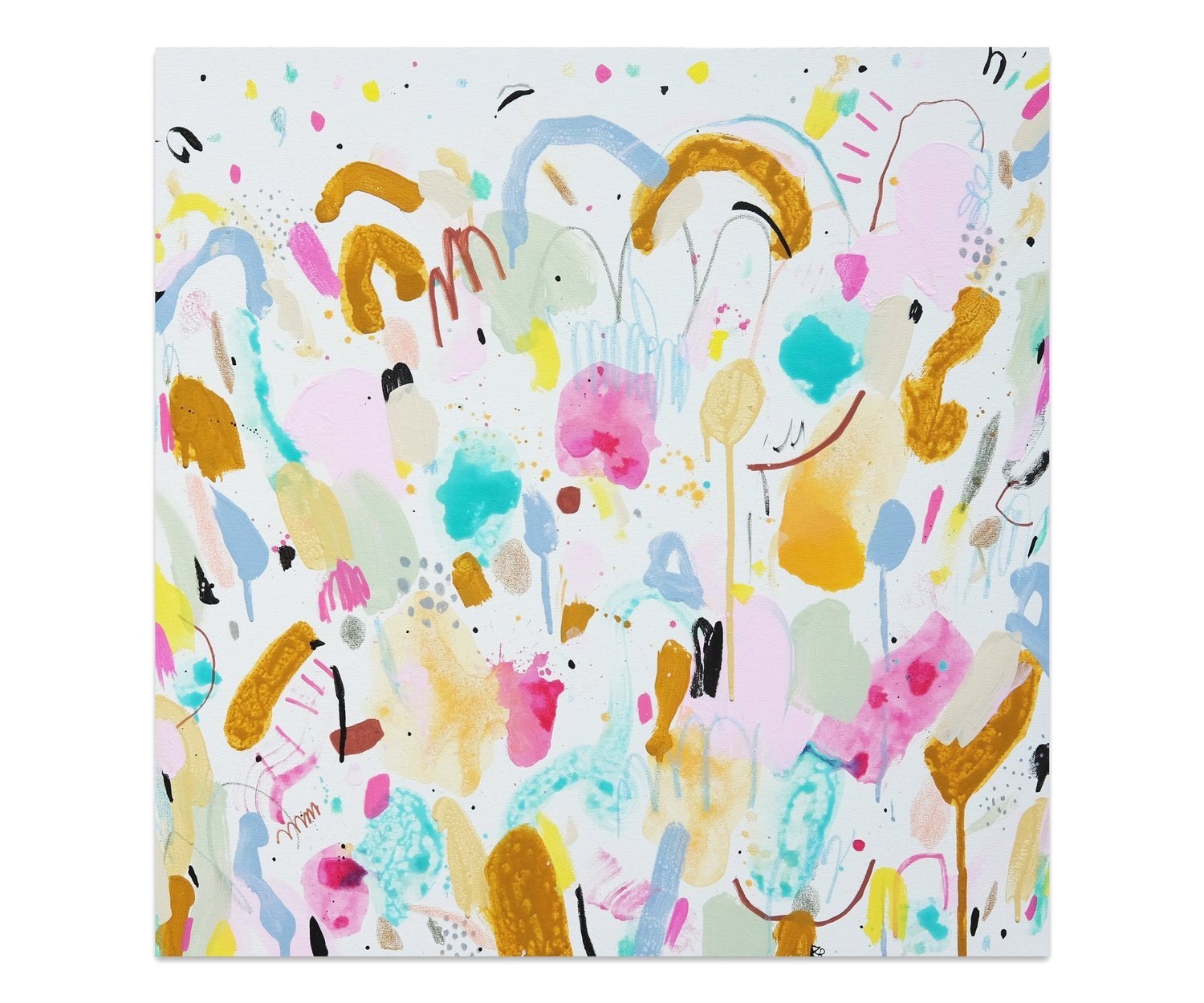   RÉSONANCES  / 24 X 24 POUCES / TECHNIQUES MIXTES SUR TOILE 