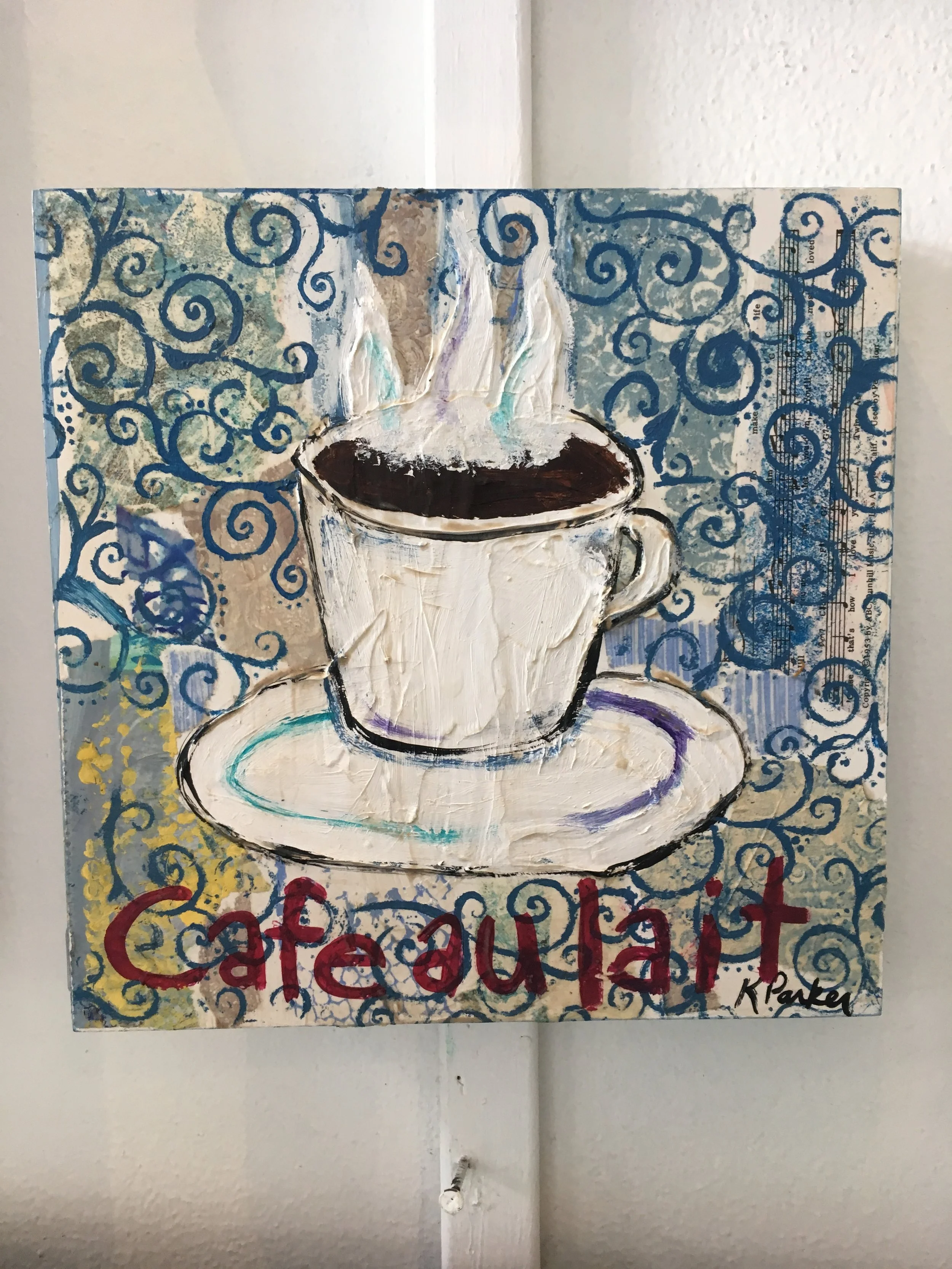 Cafe au Lait Collage