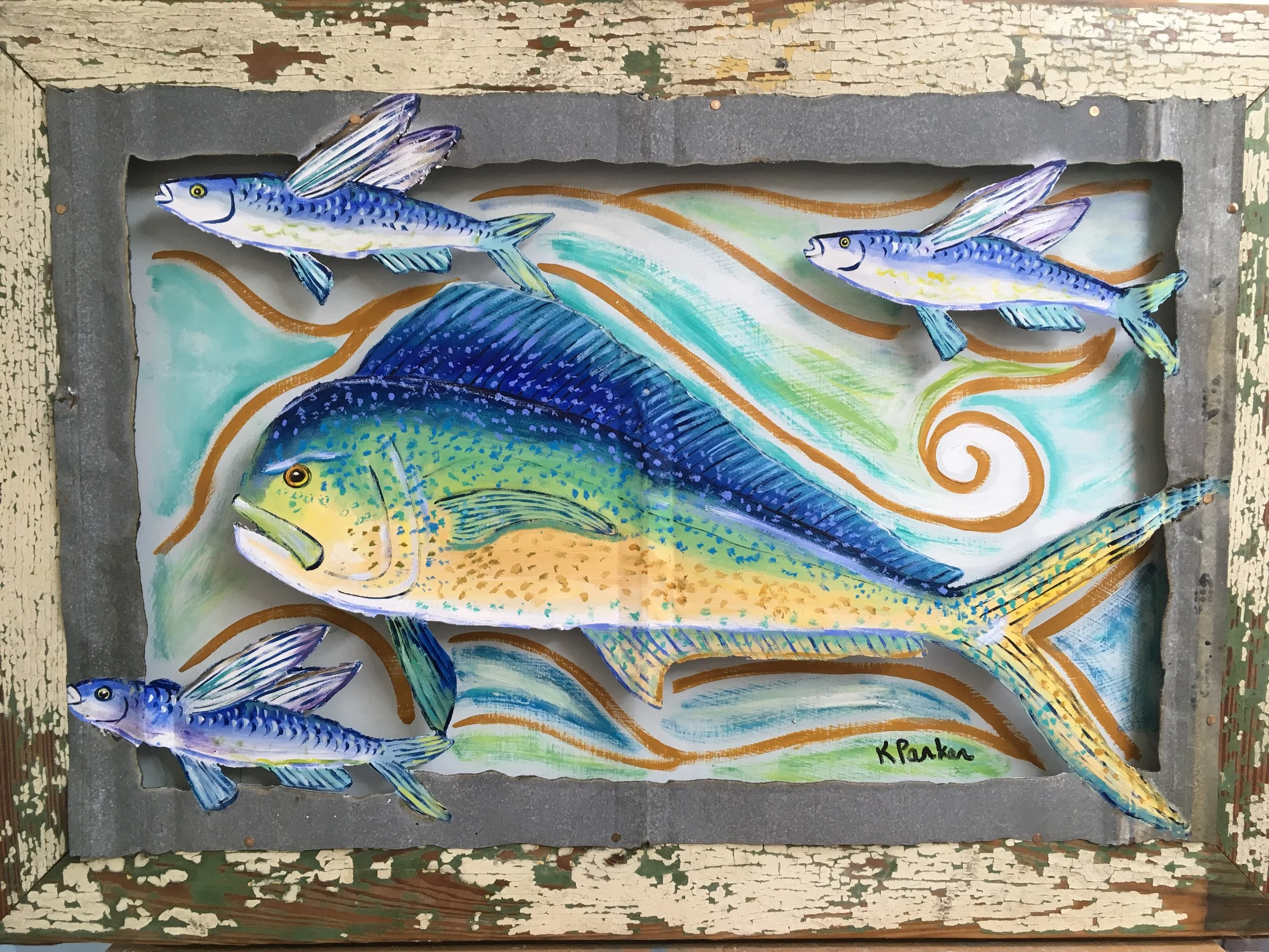 Mahi Mahi and Flying Fish