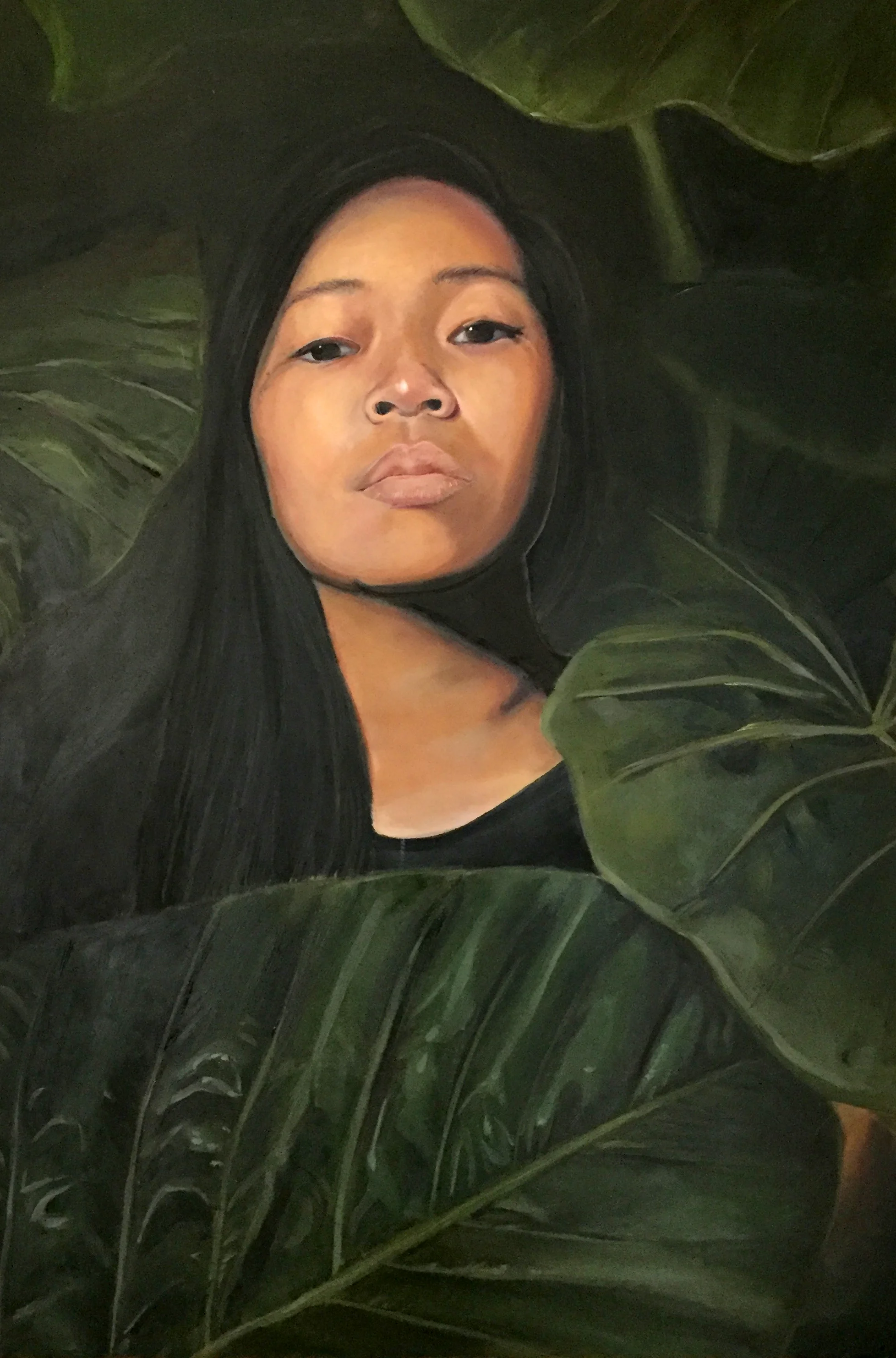 EE, Oil on board, 16 x 20" 2015.