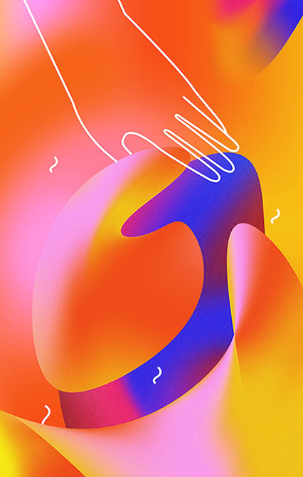Amorphous blobs