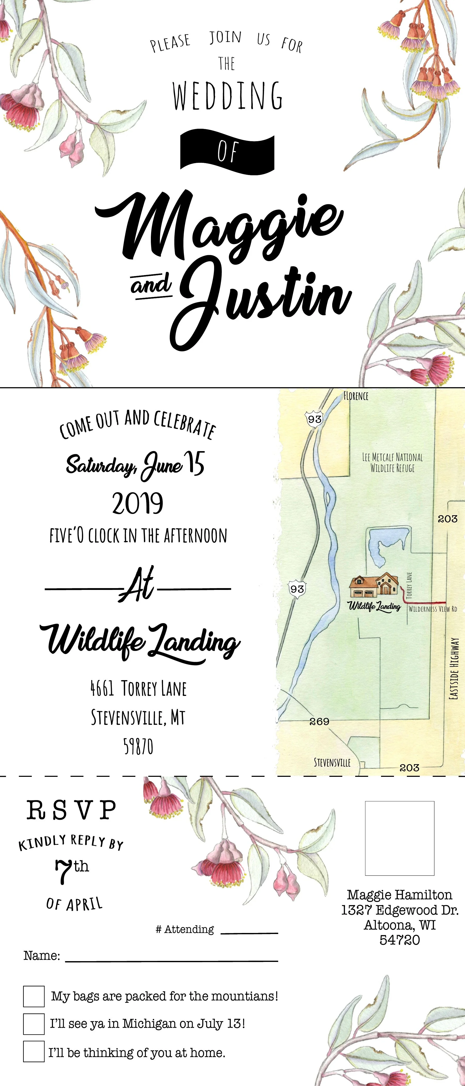 Wedding Invitation Illustrations