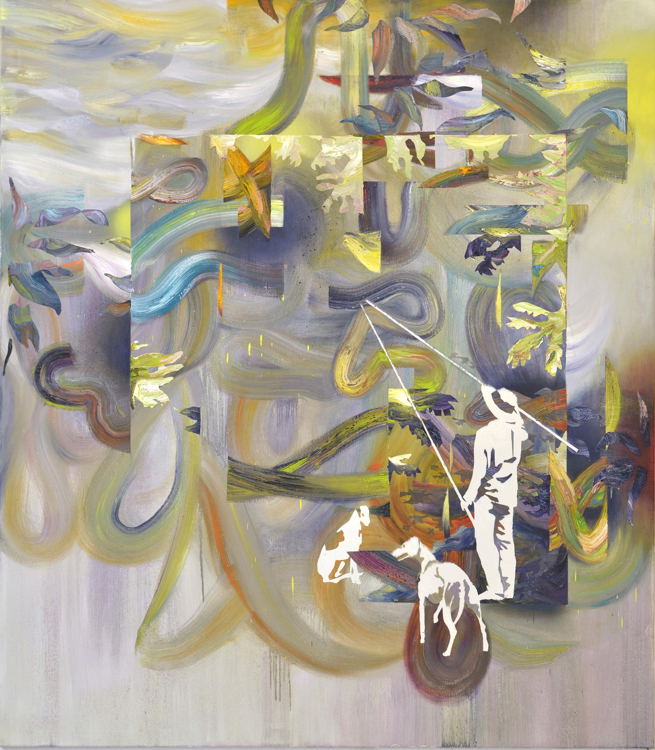   Konstrukt  oil on canvas 160 x 140 cm, 2015 