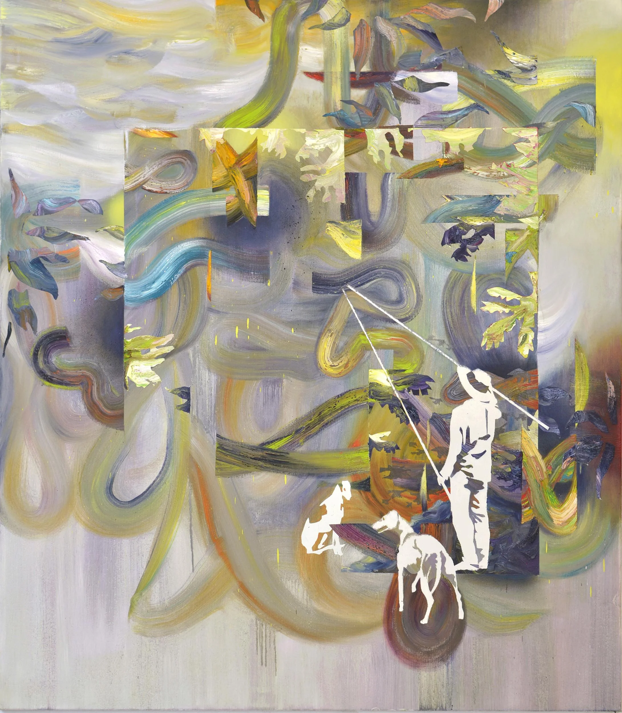 Konstrukt oil on canvas 160 x 140 cm, 2015