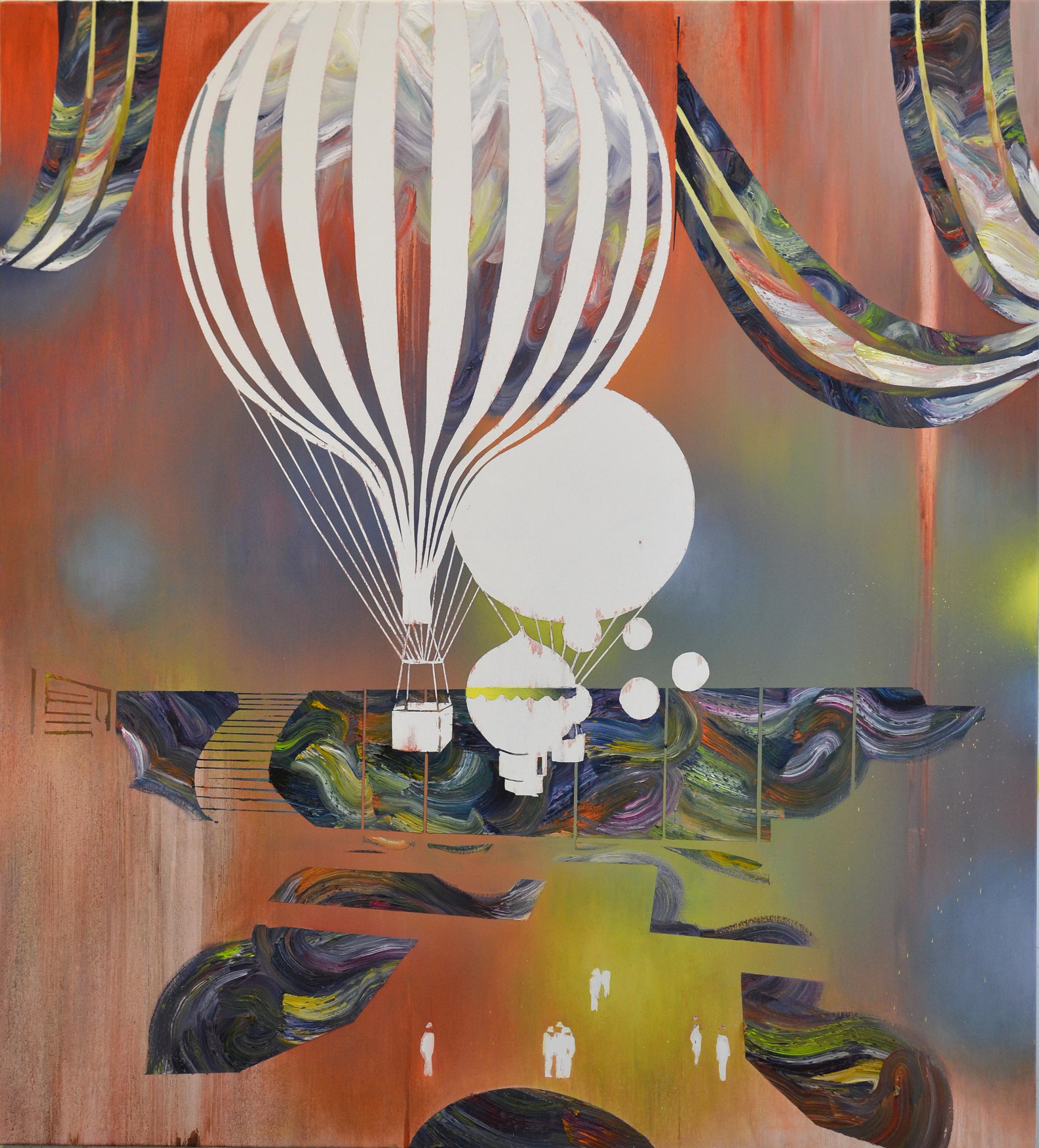   Ballon  oil on canvas 160 x 140 cm, 2013 