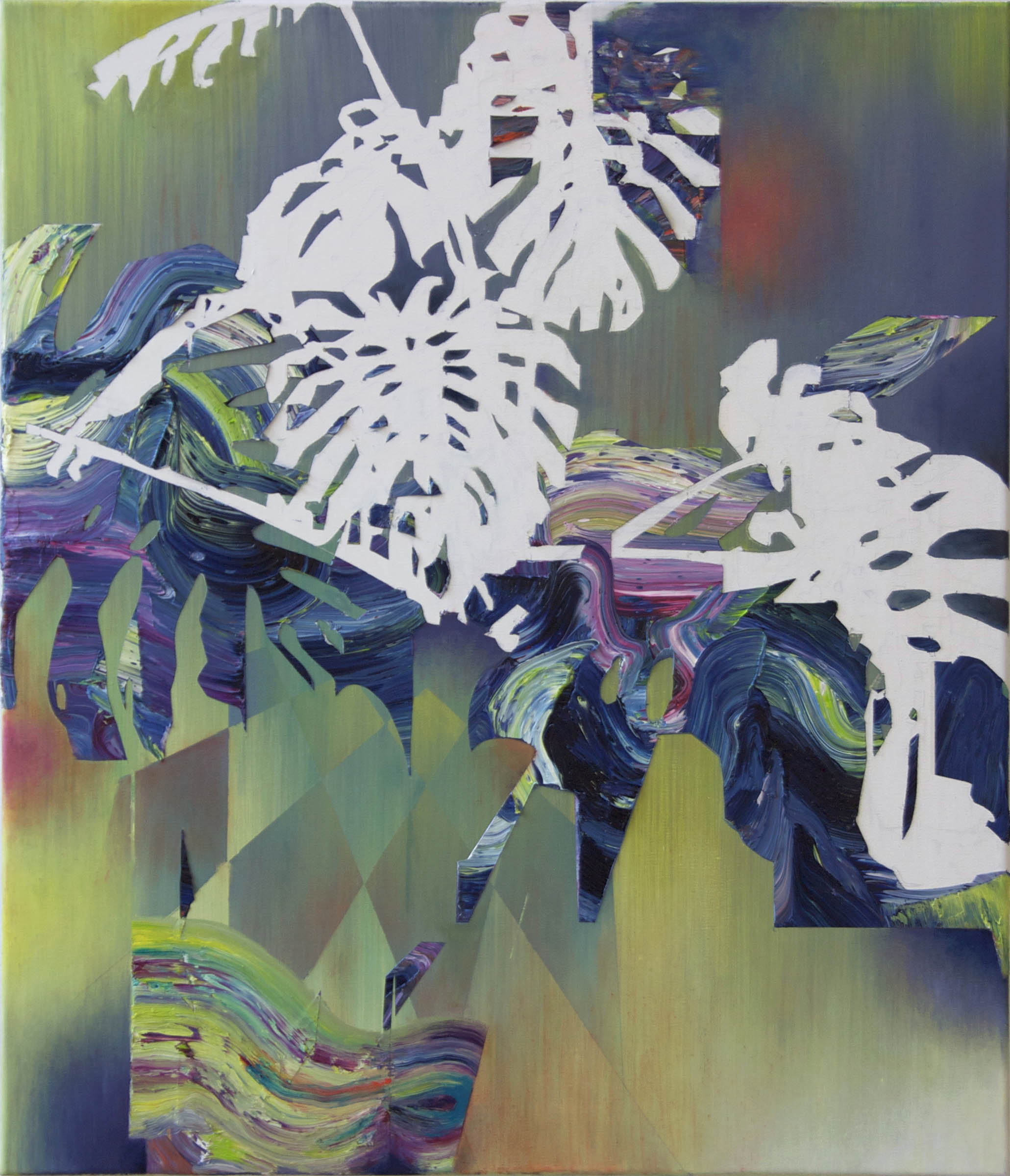   Philodendron  oil on canvas 100 x 80 cm, 2010 