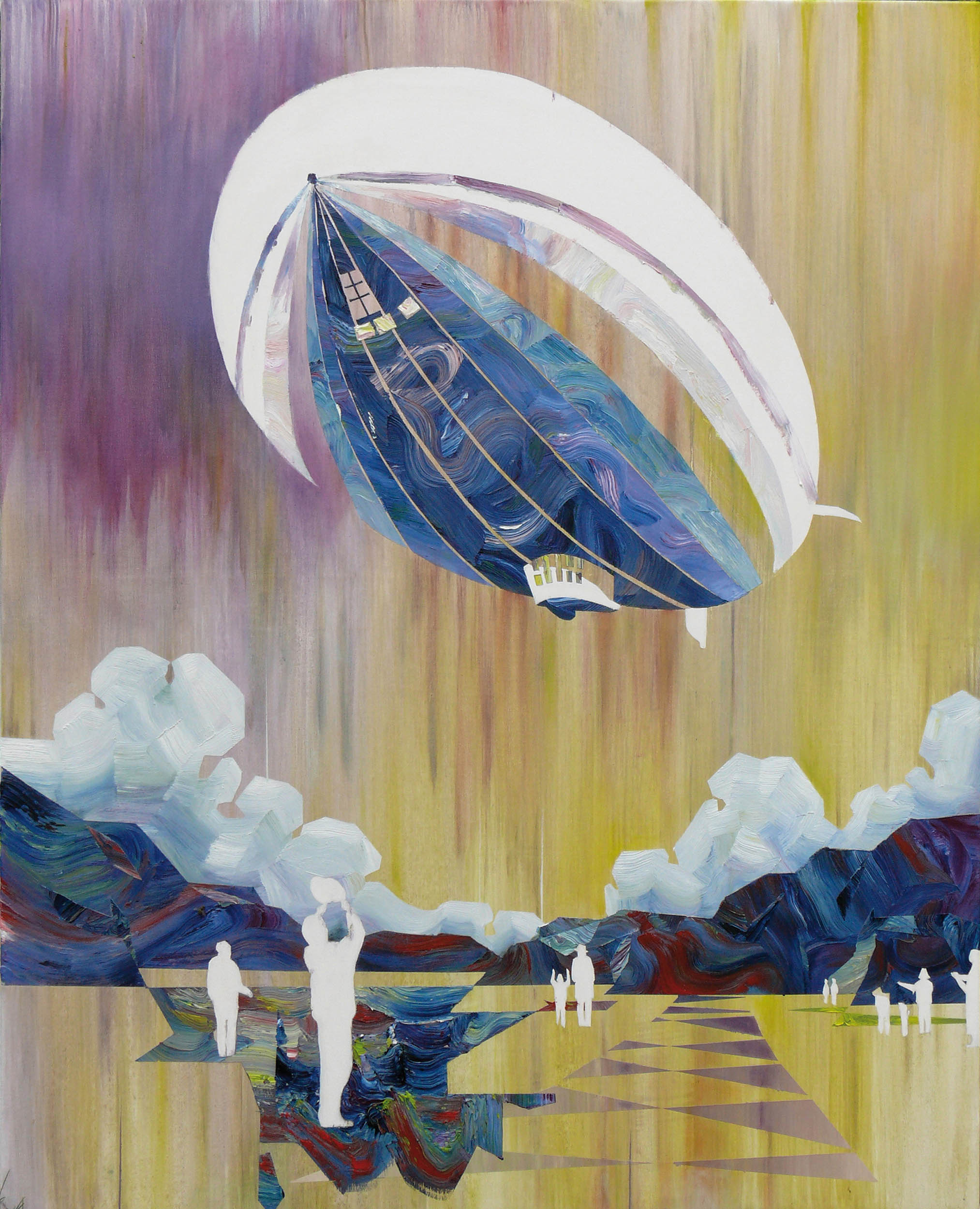   Zeppelin   oil on canvas 100 x 80 cm,&nbsp;2010 