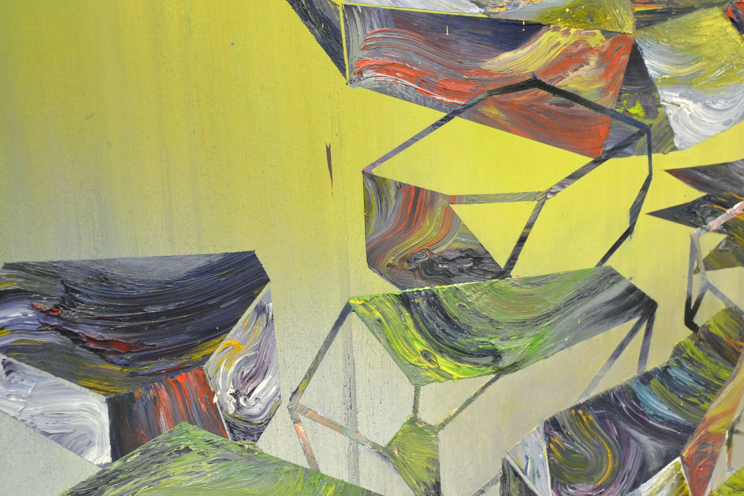 Grizzly (Detail) oil on canvas 190 x 220 cm, 2013