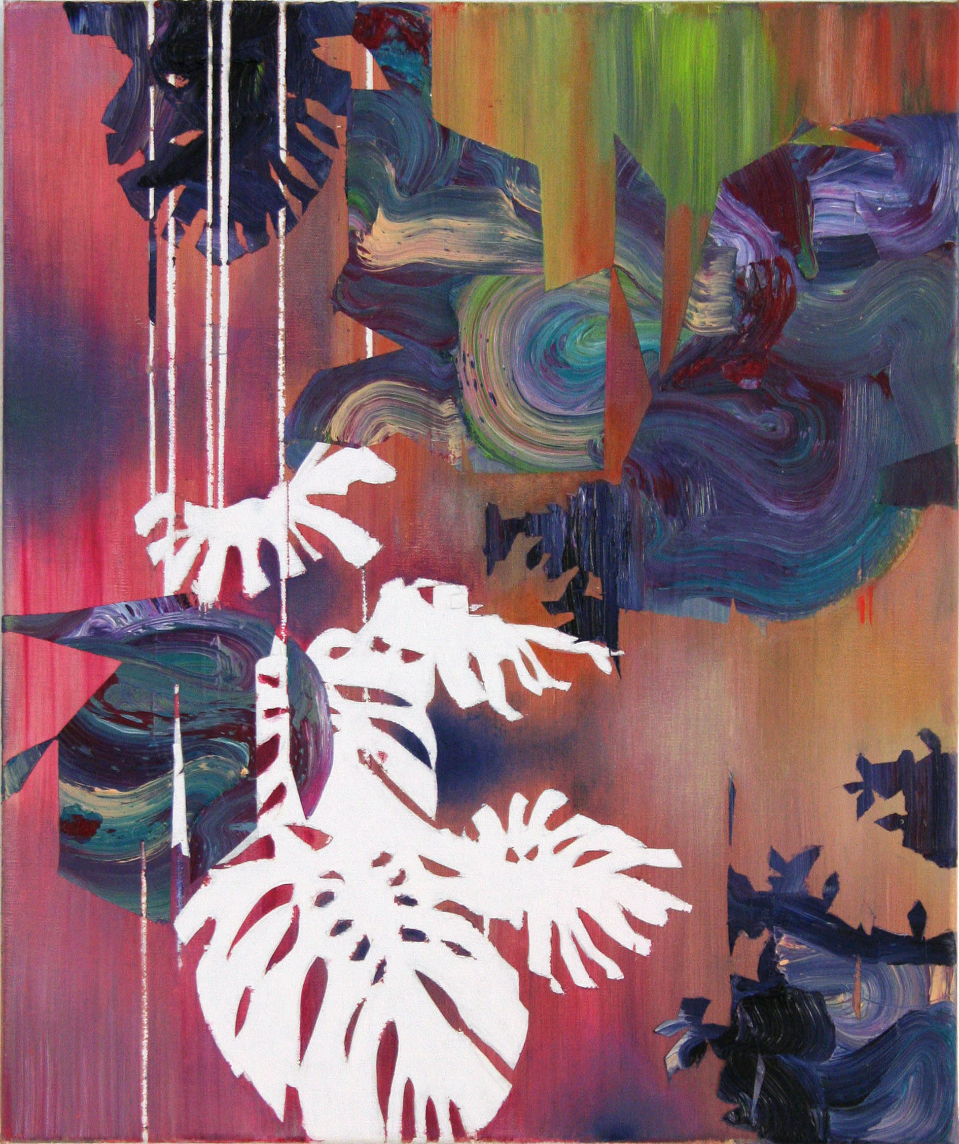   Jungle Boogie Woogie  oil on canvas 60 x 50 cm, 2009 